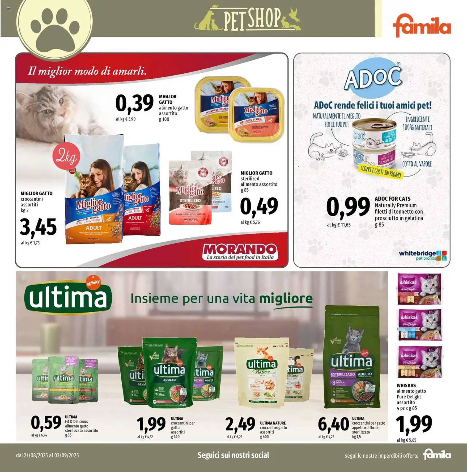 Volantino Famila (2025-08-21 - 2025-09-03)