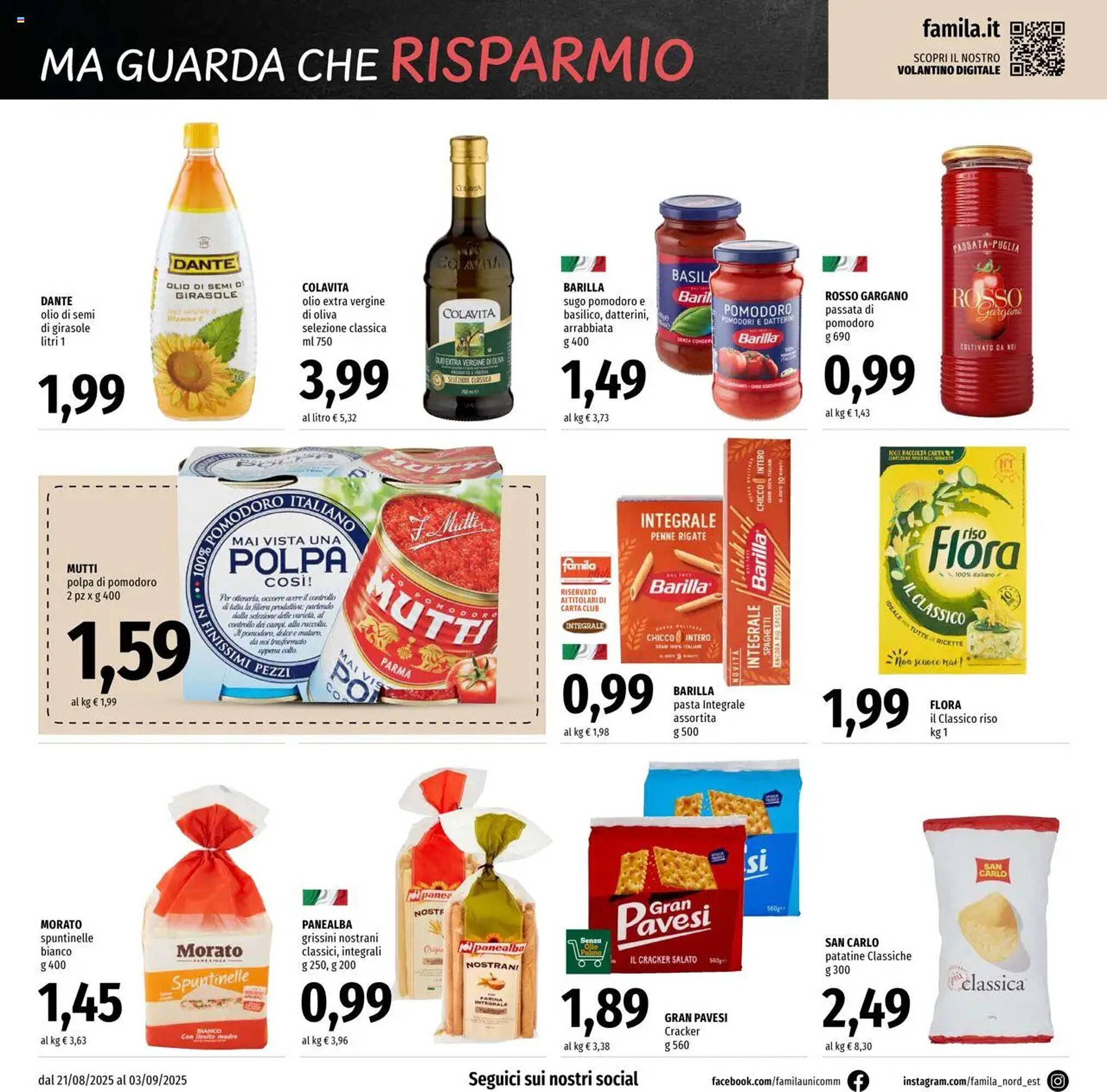 Volantino Famila (2025-08-21 - 2025-09-03)