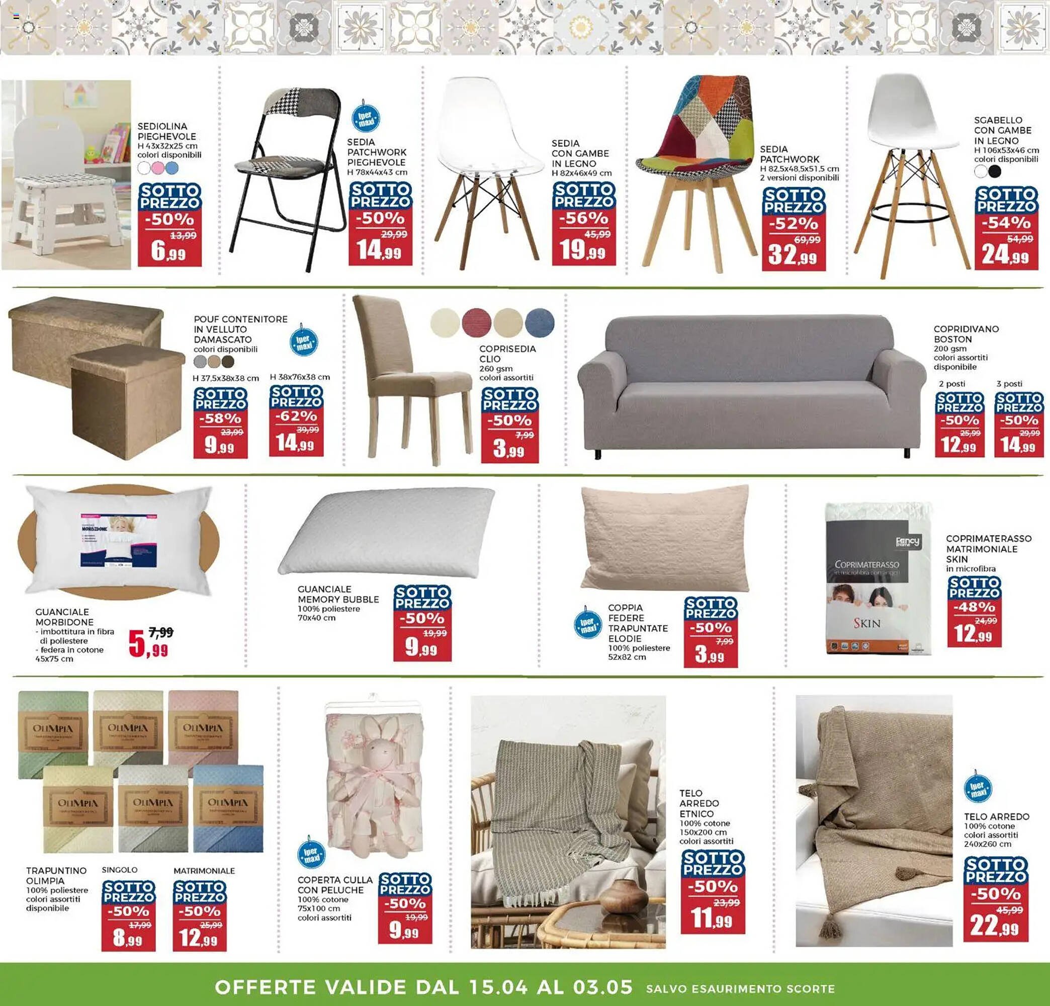 Volantino Happy Casa (2026-04-15 - 2026-05-03)