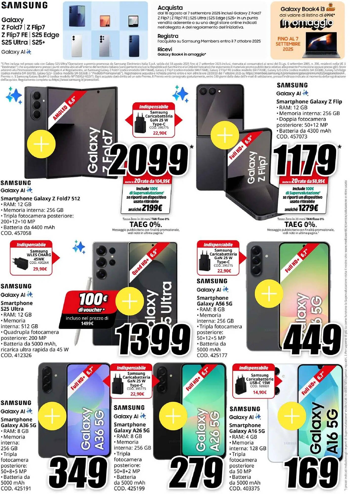 Volantino MediaWorld (2025-08-21 - 2025-08-31)