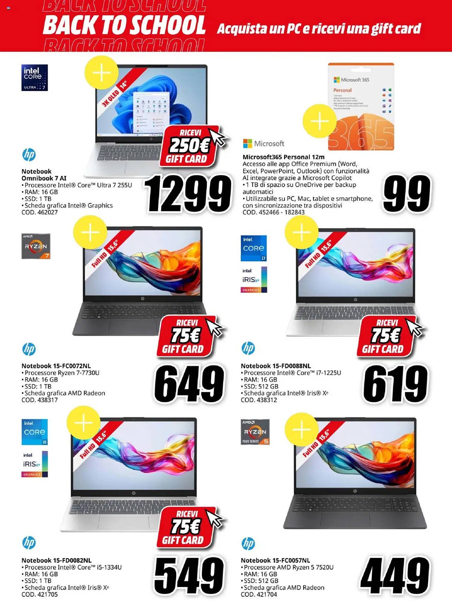 Volantino MediaWorld (2025-08-21 - 2025-08-31)