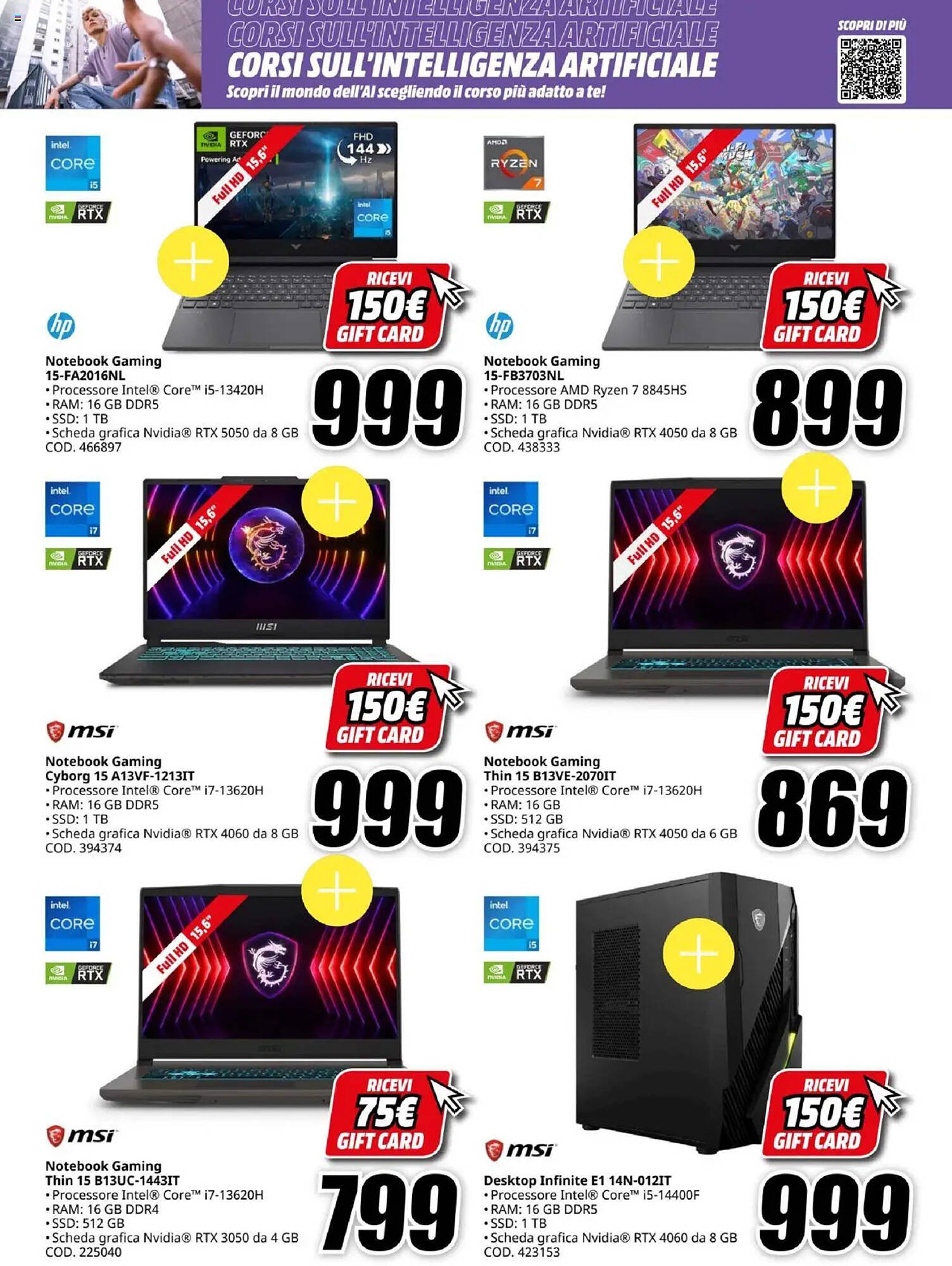 Volantino MediaWorld (2025-08-21 - 2025-08-31)