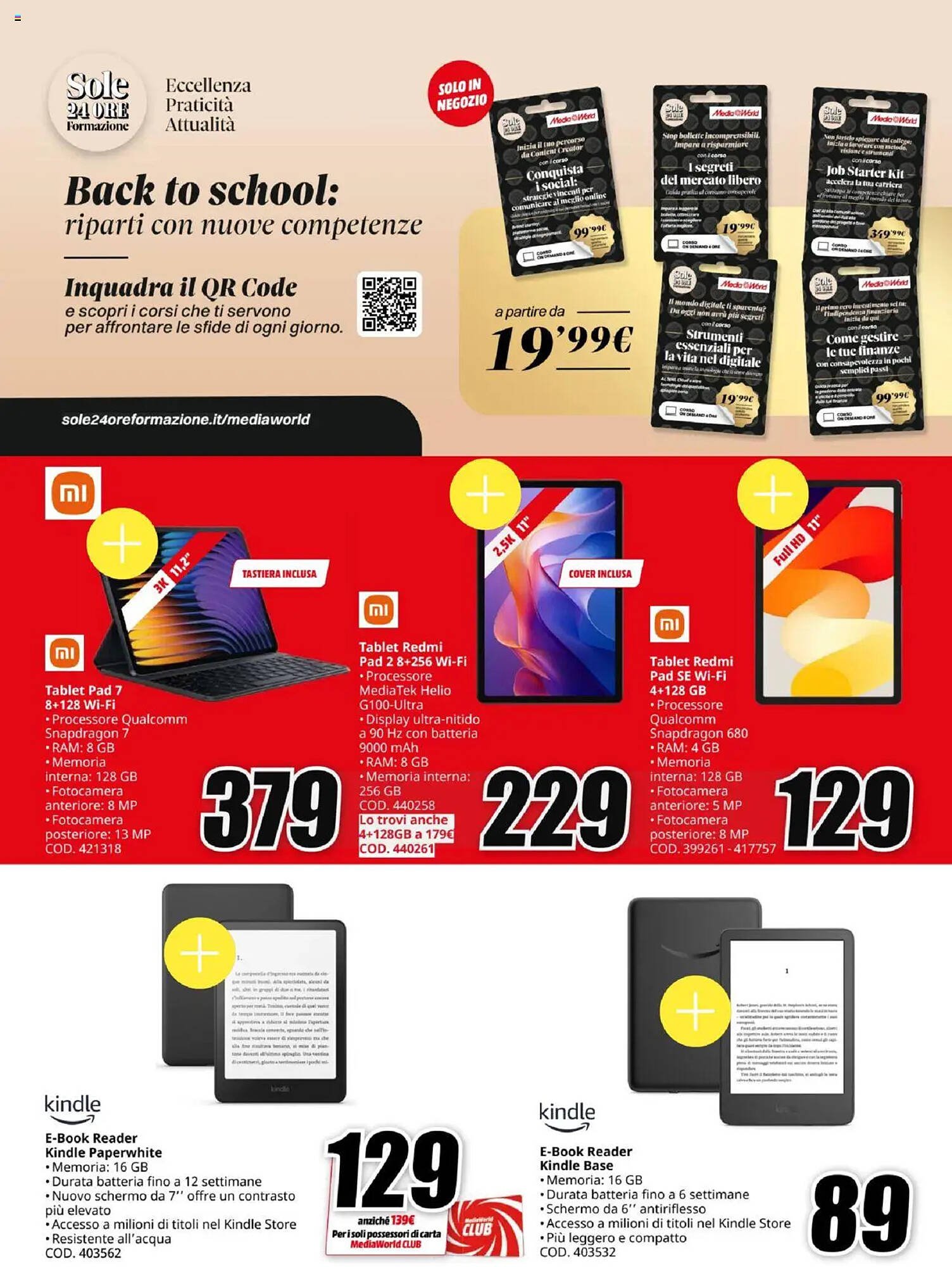 Volantino MediaWorld (2025-08-21 - 2025-08-31)