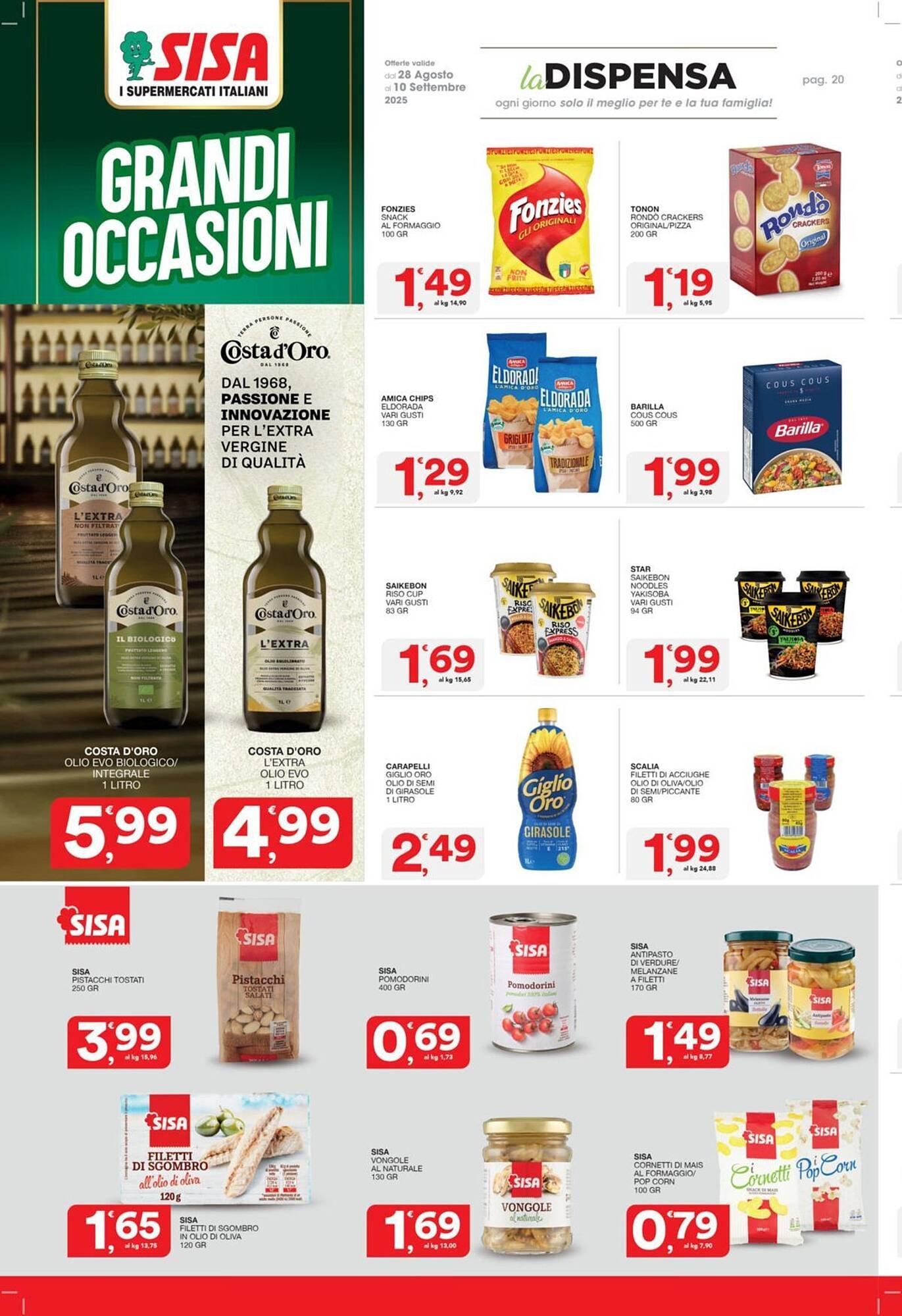 Volantino Sisa (2025-08-28 - 2025-09-24)