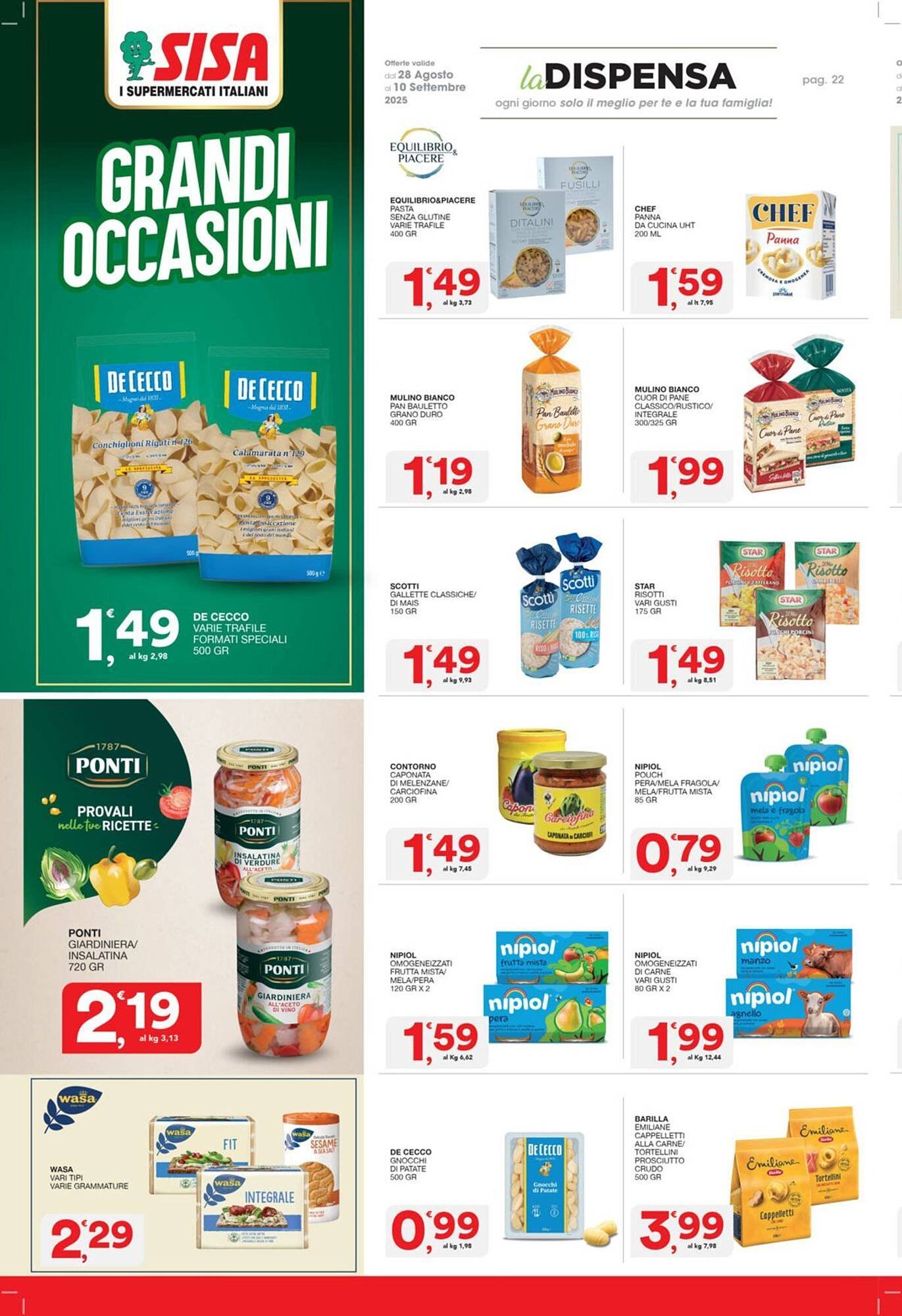 Volantino Sisa (2025-08-28 - 2025-09-24)