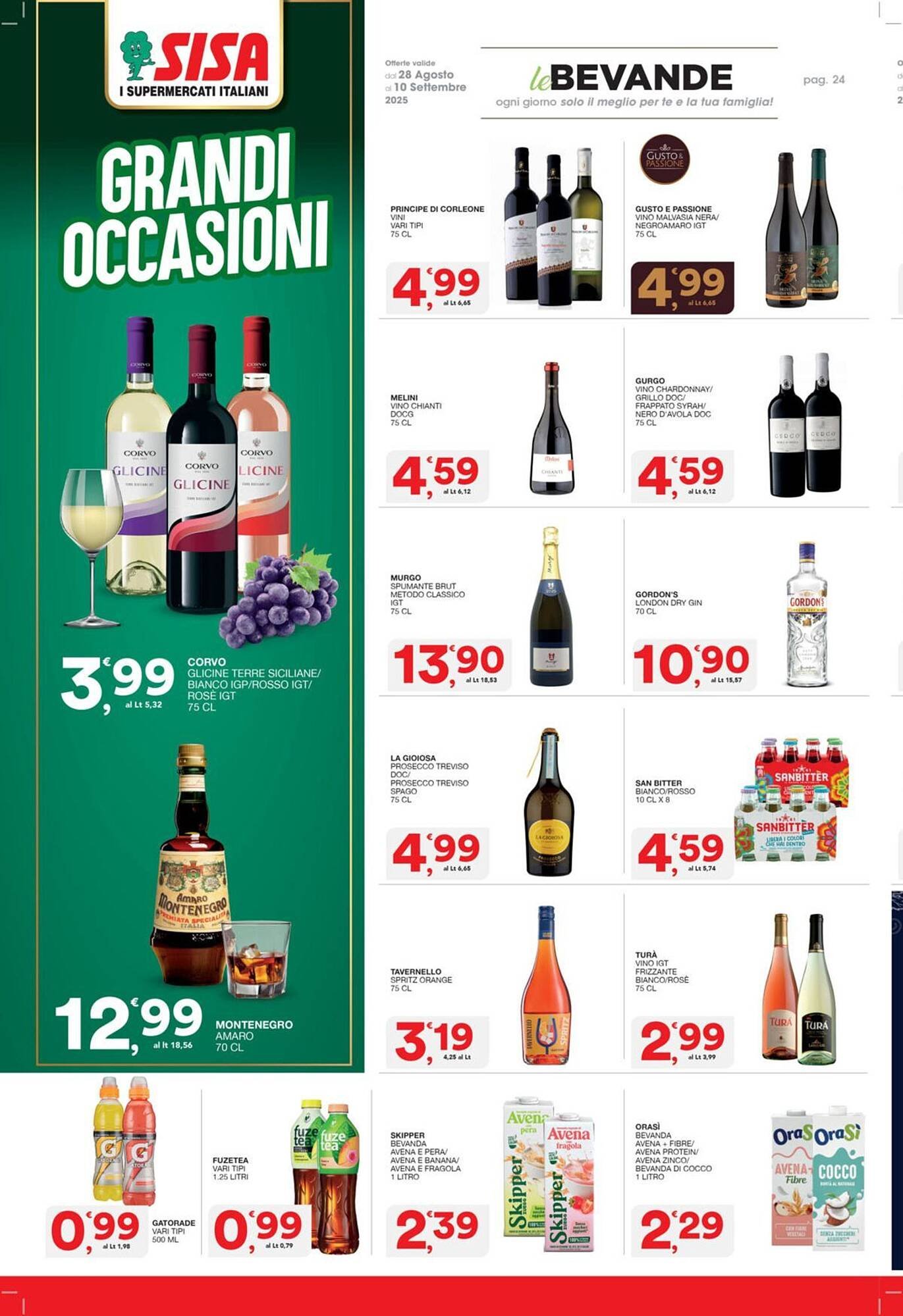 Volantino Sisa (2025-08-28 - 2025-09-24)