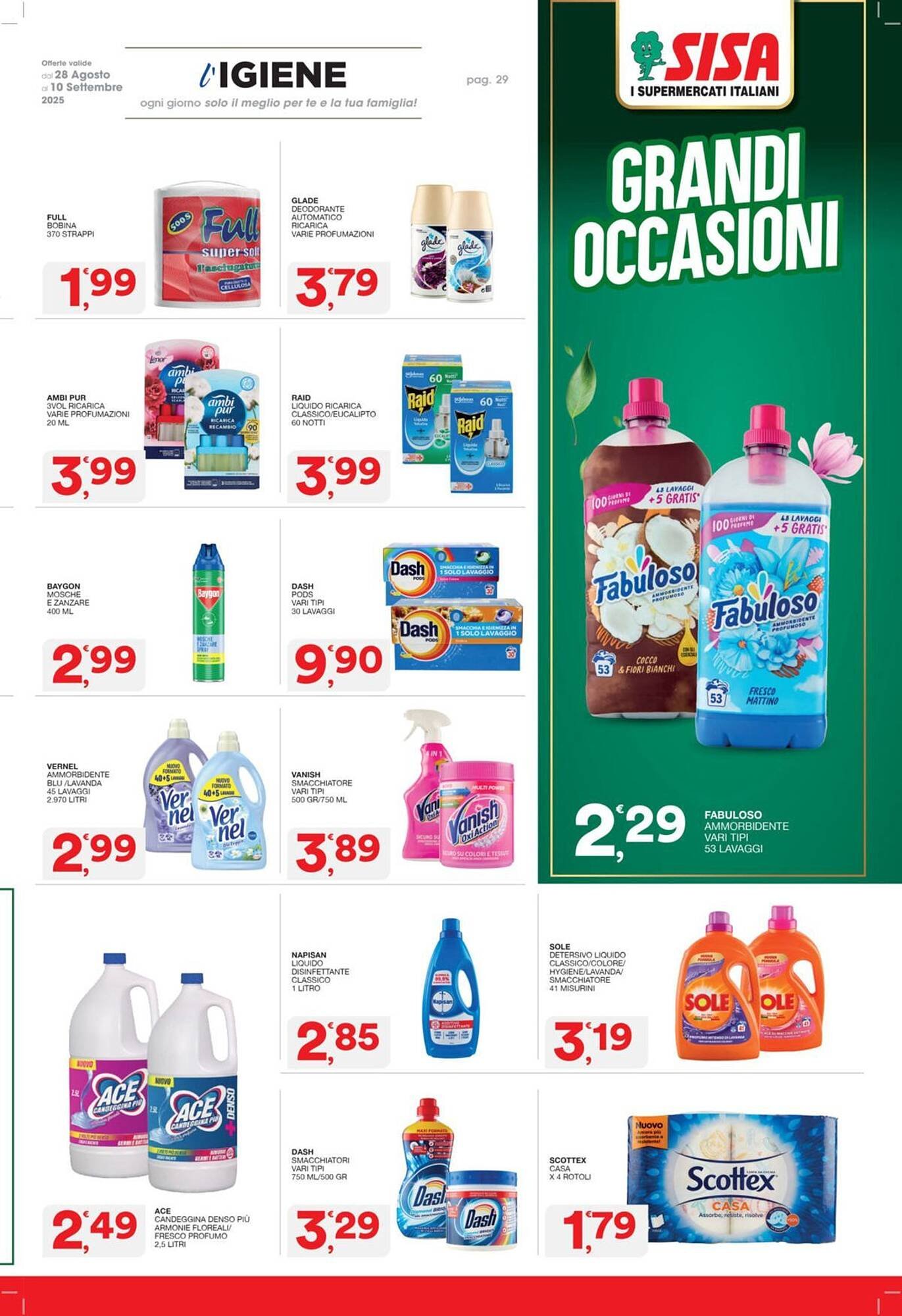 Volantino Sisa (2025-08-28 - 2025-09-24)
