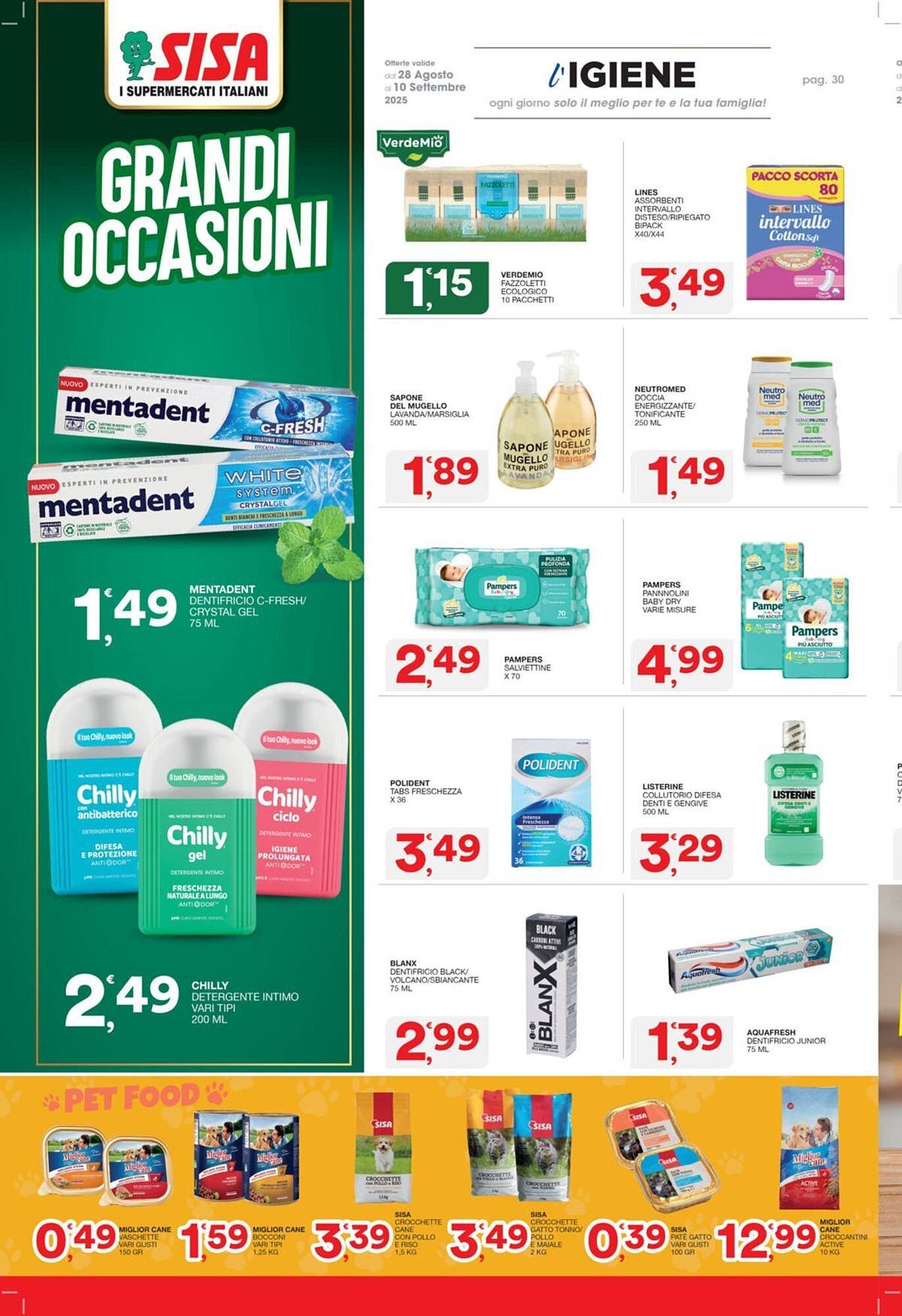 Volantino Sisa (2025-08-28 - 2025-09-24)