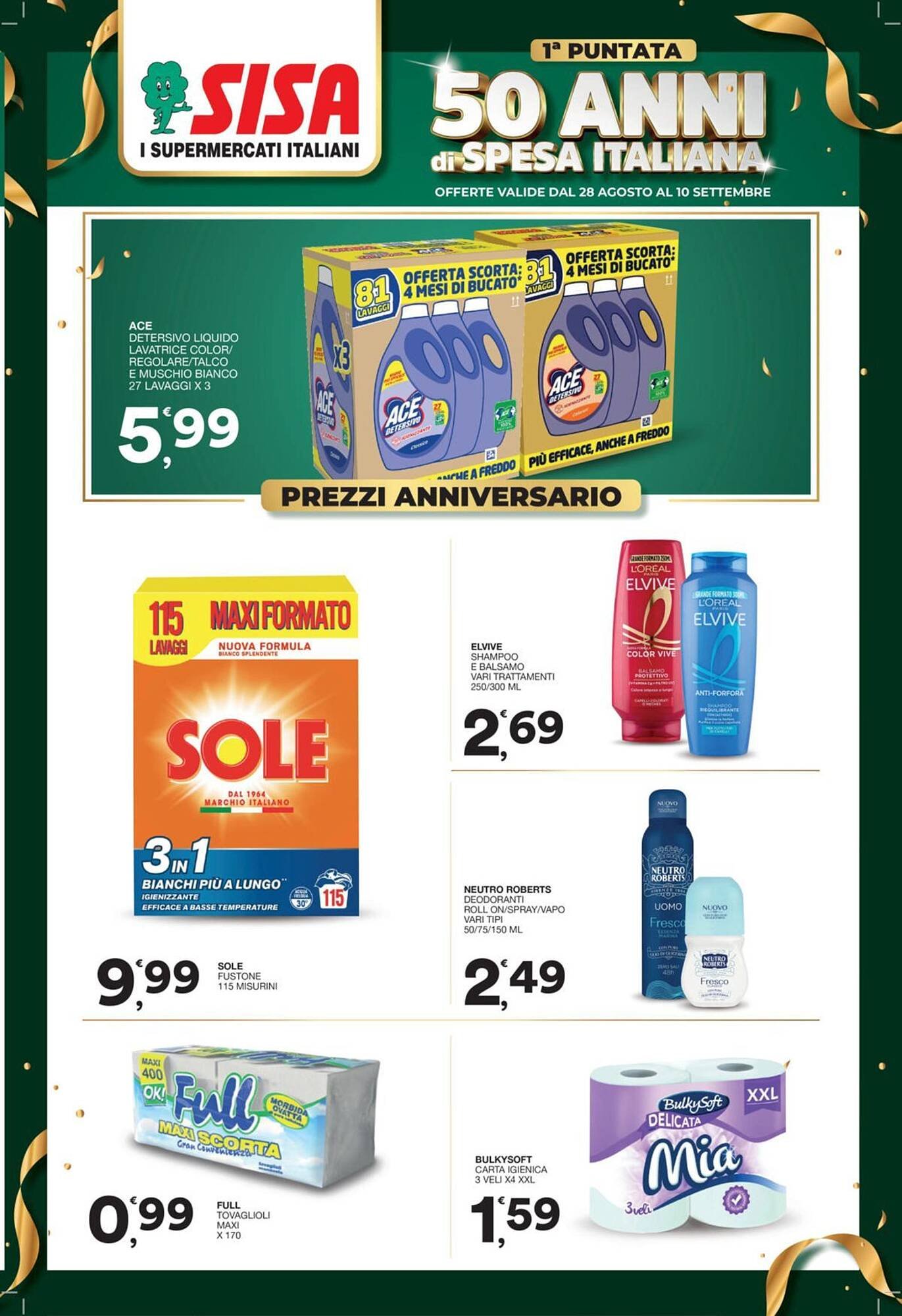 Volantino Sisa (2025-08-28 - 2025-09-24)