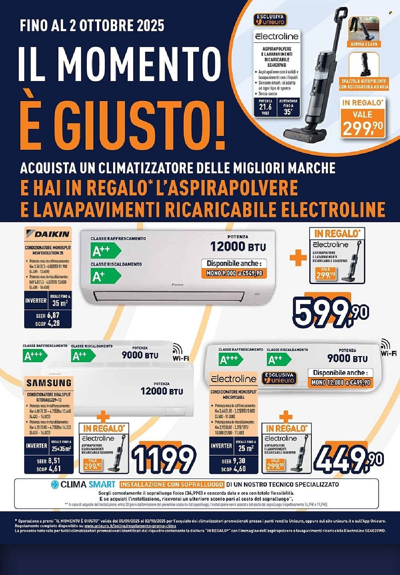 Volantino Unieuro (2025-09-05 - 2025-09-18)