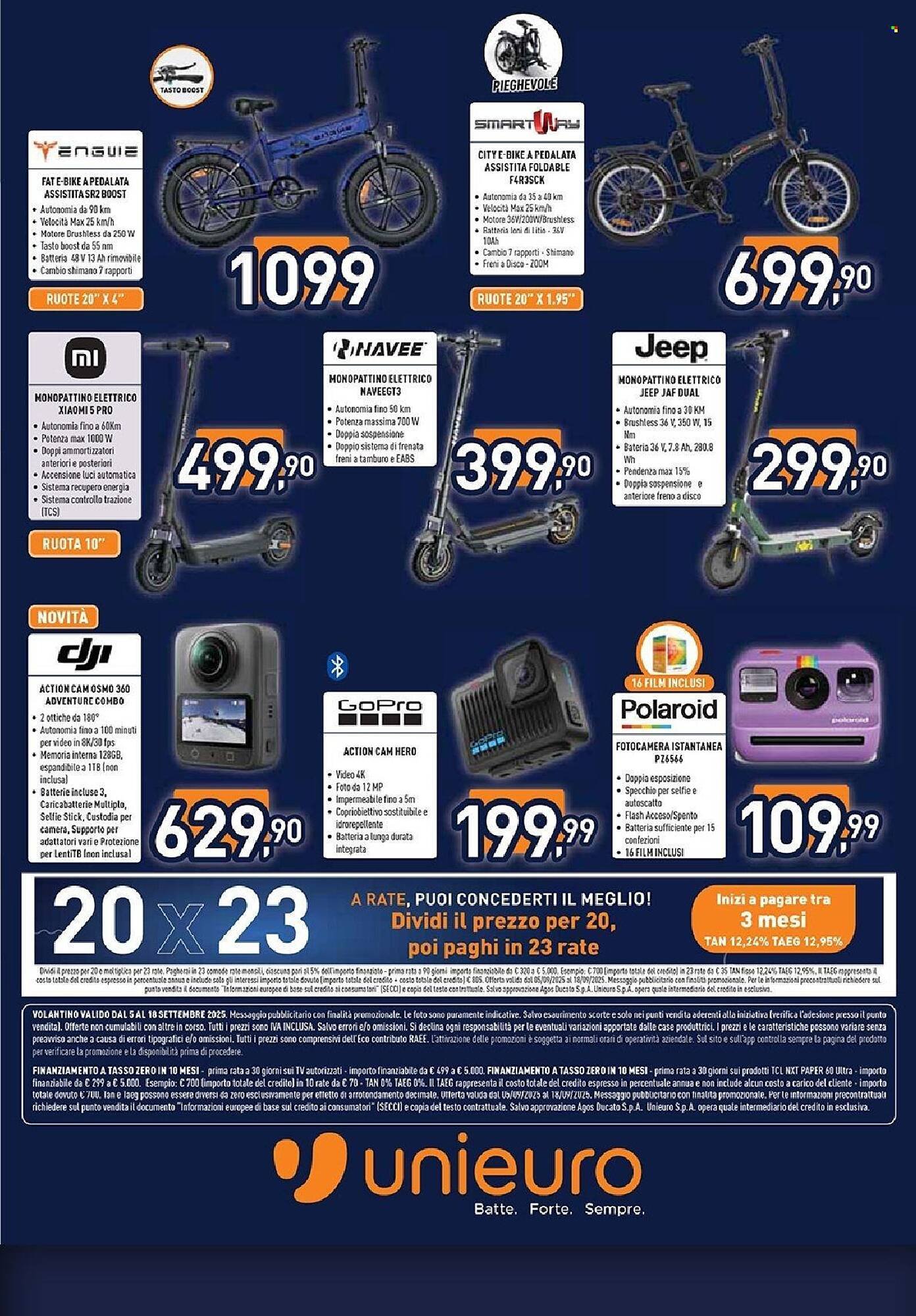Volantino Unieuro (2025-09-05 - 2025-09-18)