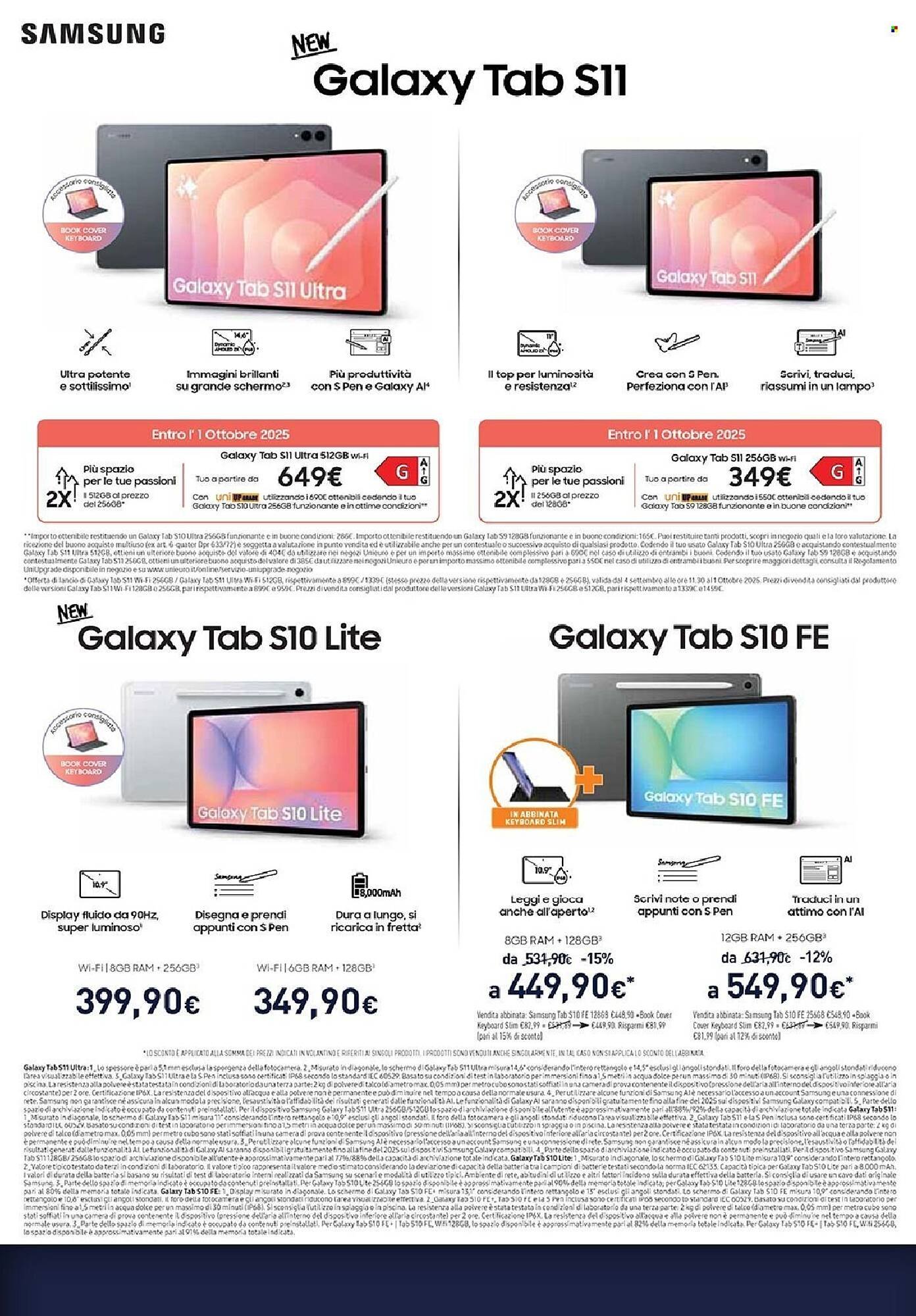 Volantino Unieuro (2025-09-05 - 2025-09-18)
