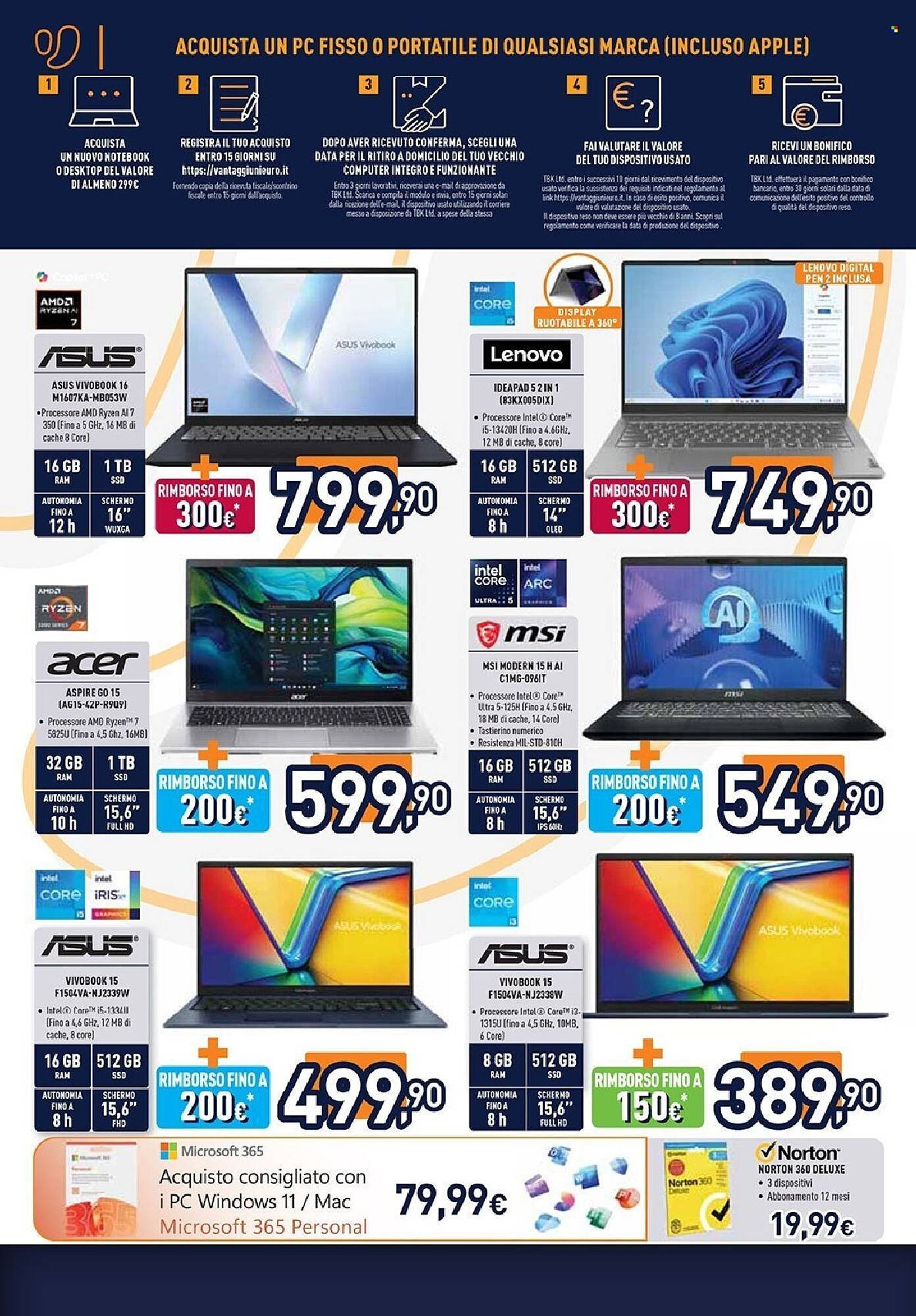 Volantino Unieuro (2025-09-05 - 2025-09-18)