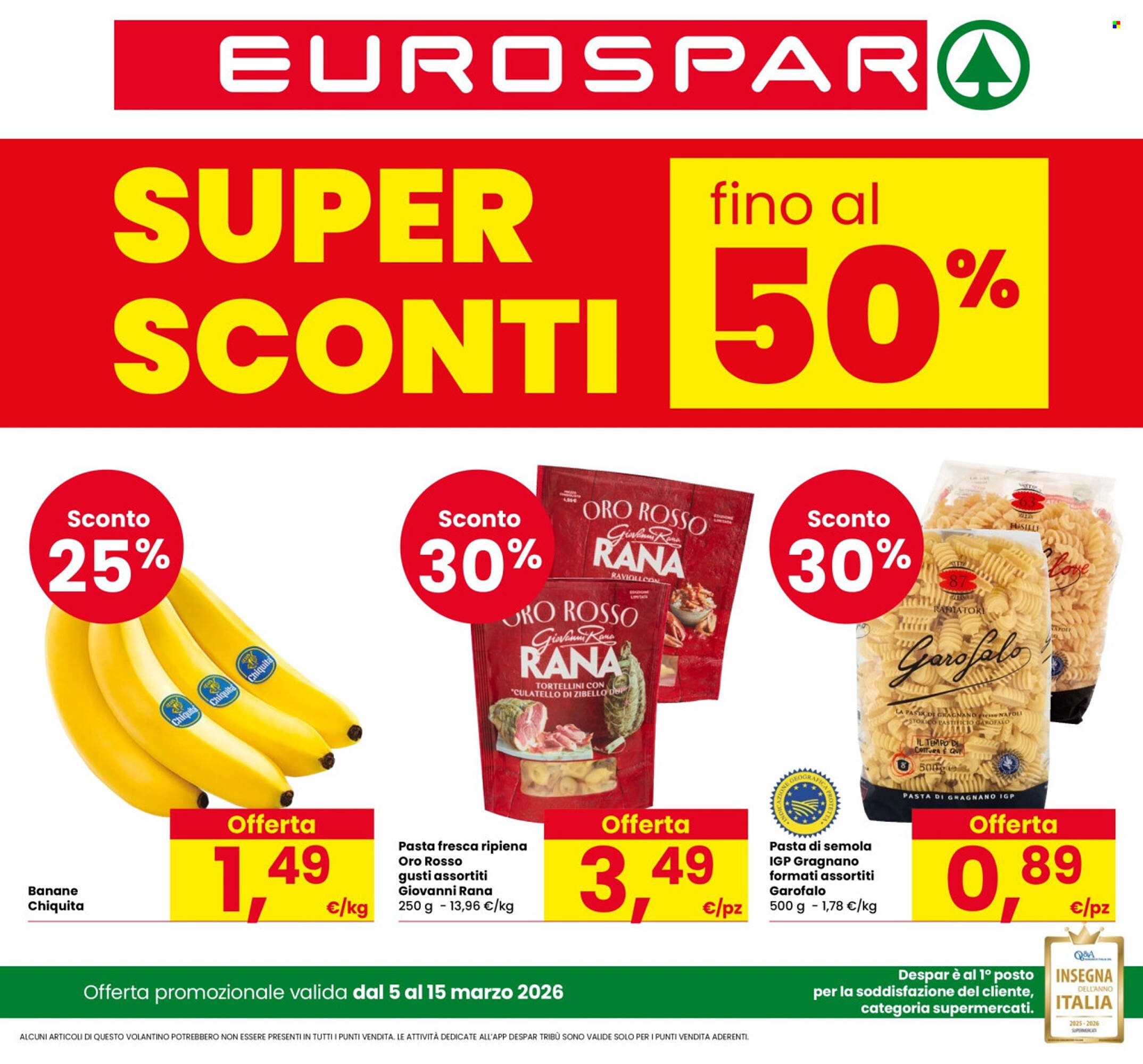 Volantino Eurospar (2026-03-05 - 2026-03-15)