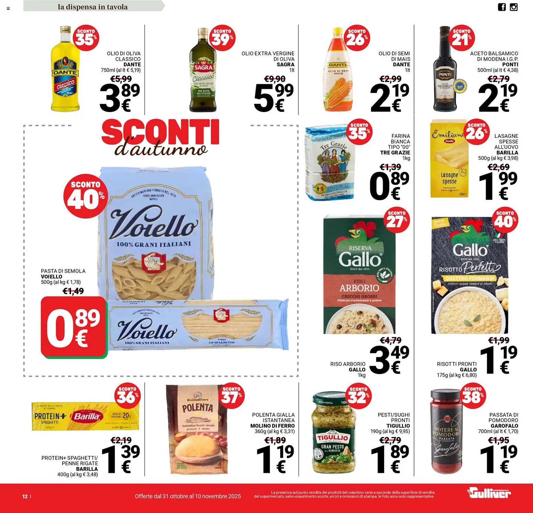 Volantino Supermercati Gulliver (2025-10-31 - 2025-11-10)