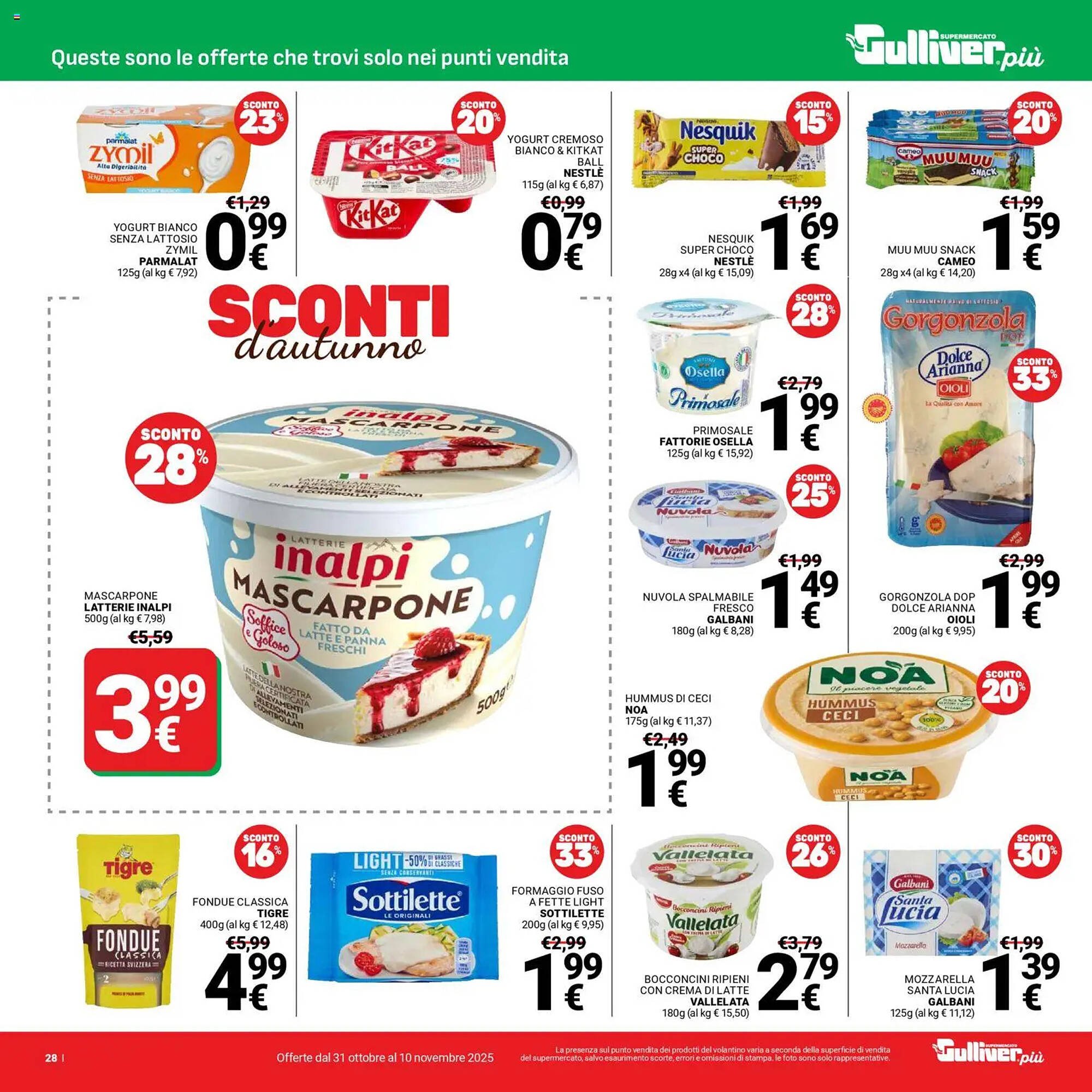 Volantino Supermercati Gulliver (2025-10-31 - 2025-11-10)