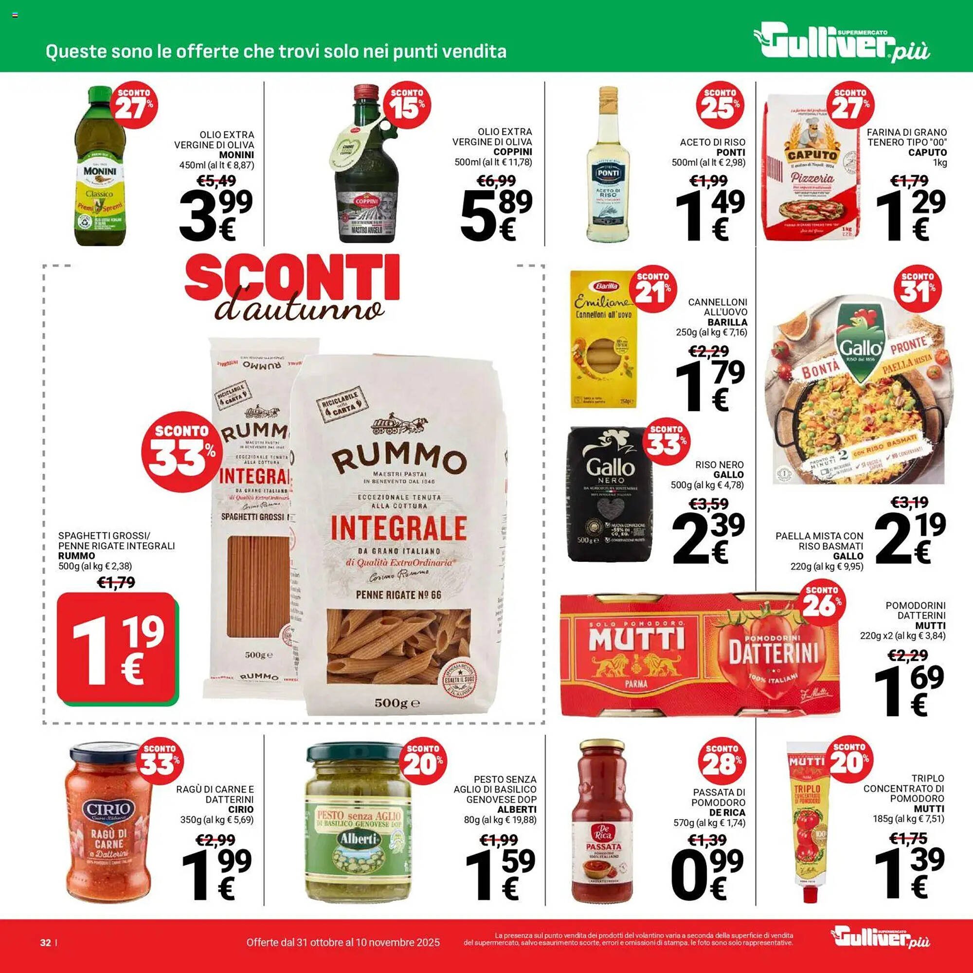 Volantino Supermercati Gulliver (2025-10-31 - 2025-11-10)