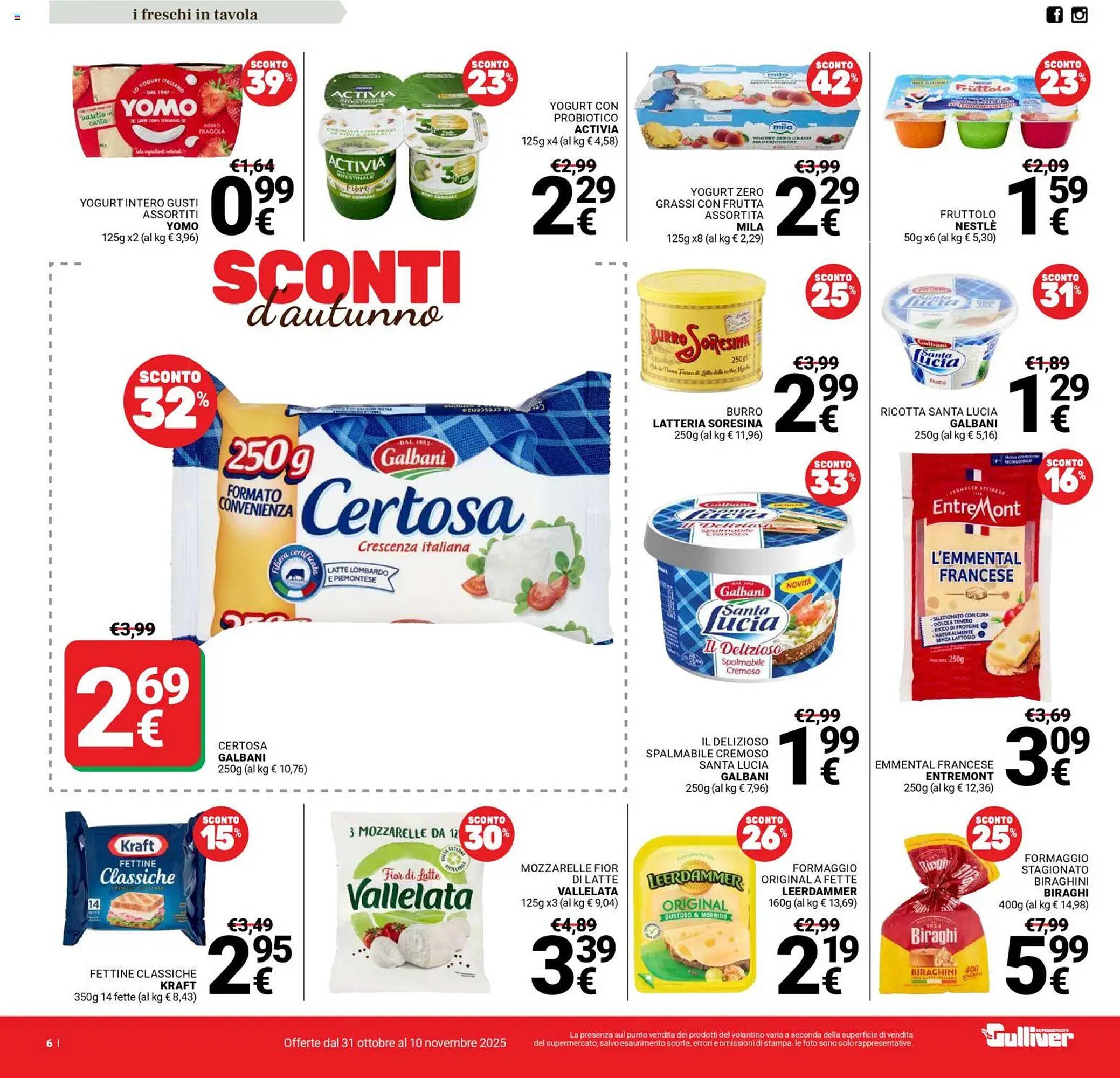 Volantino Supermercati Gulliver (2025-10-31 - 2025-11-10)