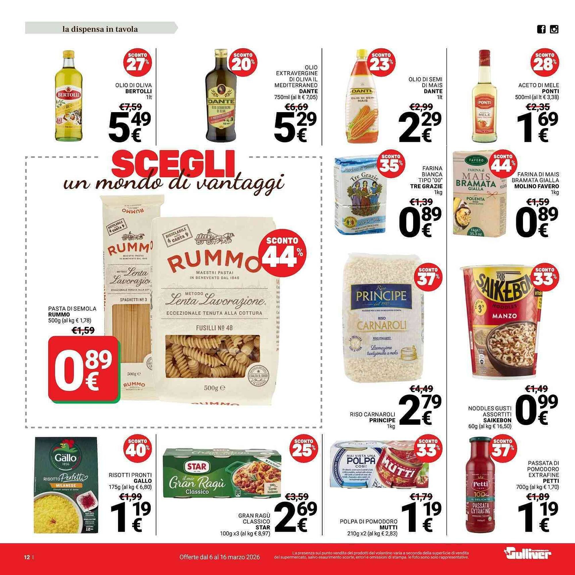 Volantino Supermercati Gulliver (2026-03-06 - 2026-03-16)