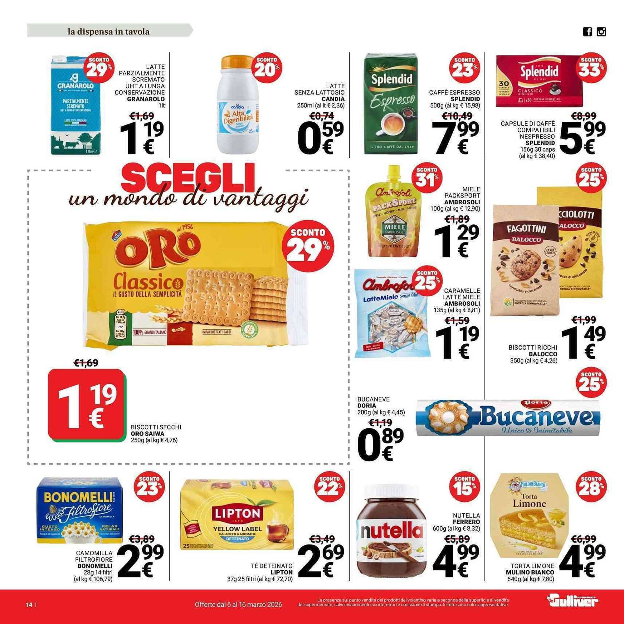 Volantino Supermercati Gulliver (2026-03-06 - 2026-03-16)