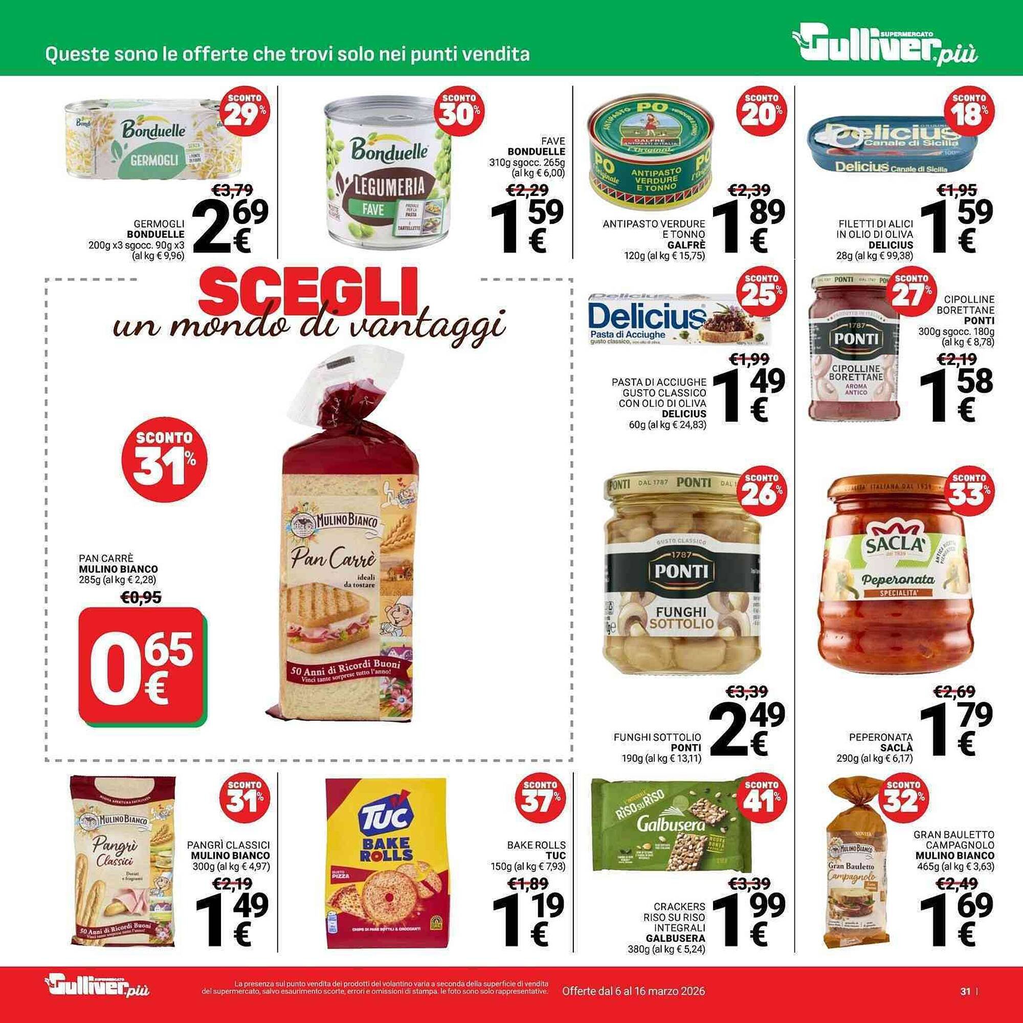 Volantino Supermercati Gulliver (2026-03-06 - 2026-03-16)