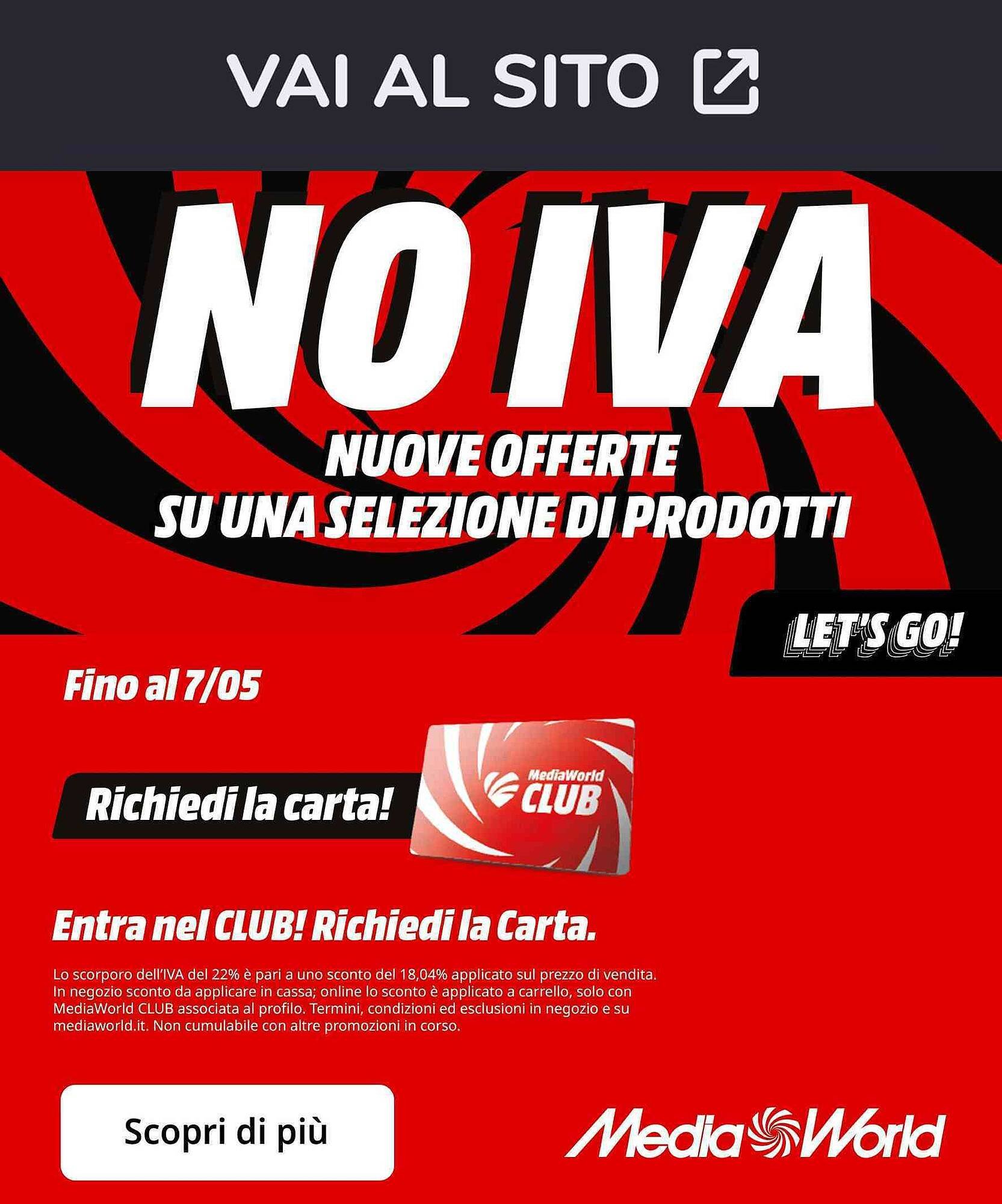 Volantino MediaWorld (2026-04-27 - 2026-04-30)