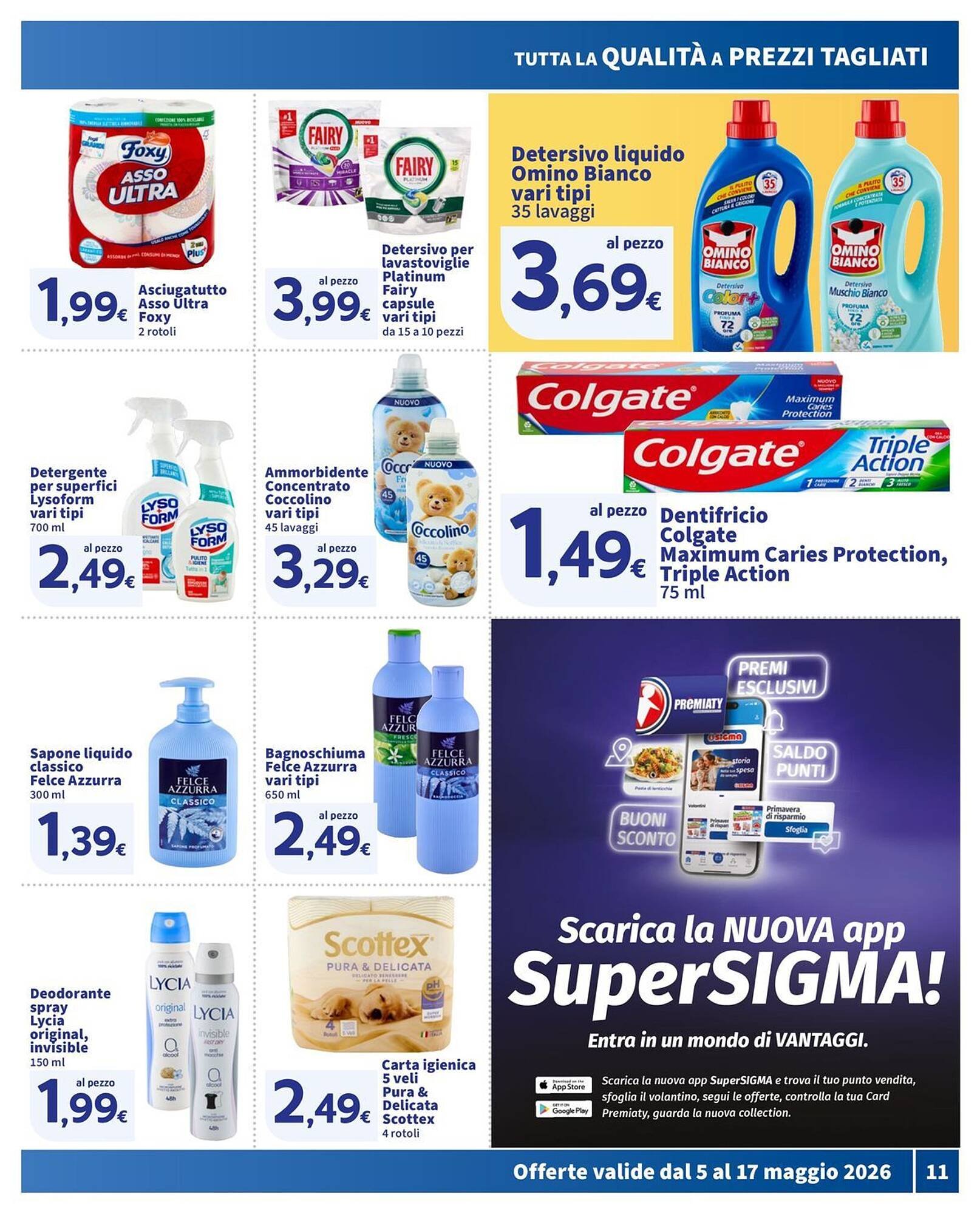 Volantino Sigma (2026-05-05 - 2026-05-17)
