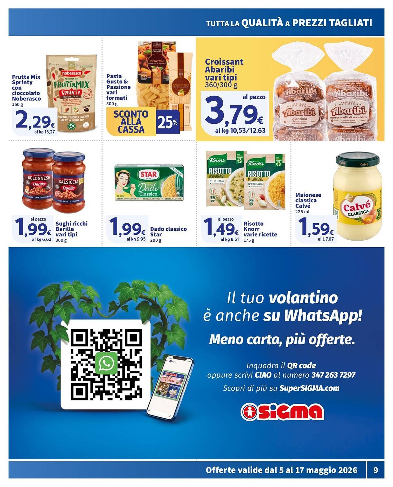 Volantino Sigma (2026-05-05 - 2026-05-17)