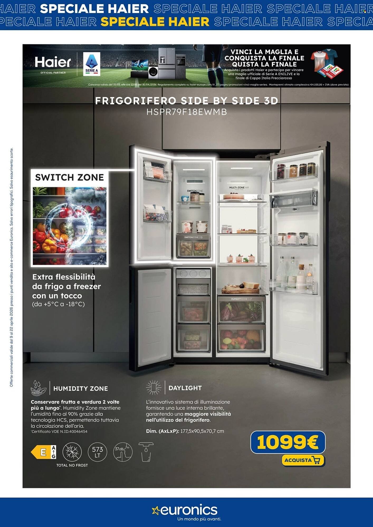 Volantino Euronics (2026-04-09 - 2026-04-22)