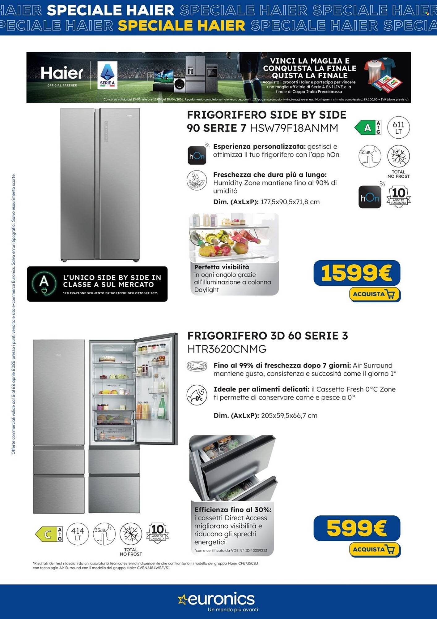 Volantino Euronics (2026-04-09 - 2026-04-22)