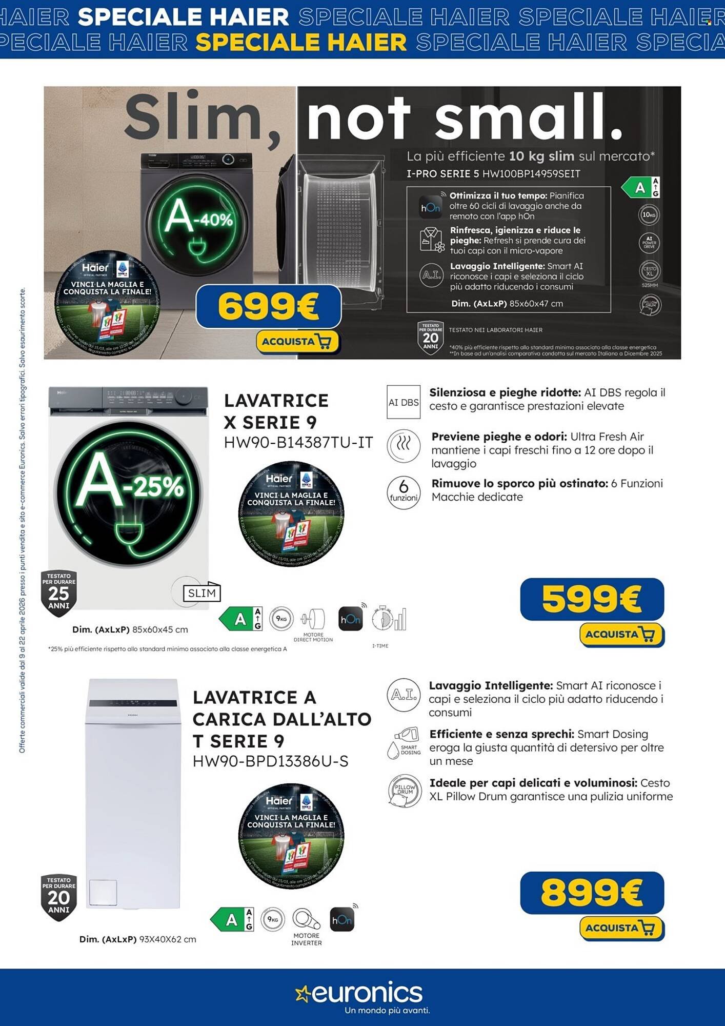 Volantino Euronics (2026-04-09 - 2026-04-22)