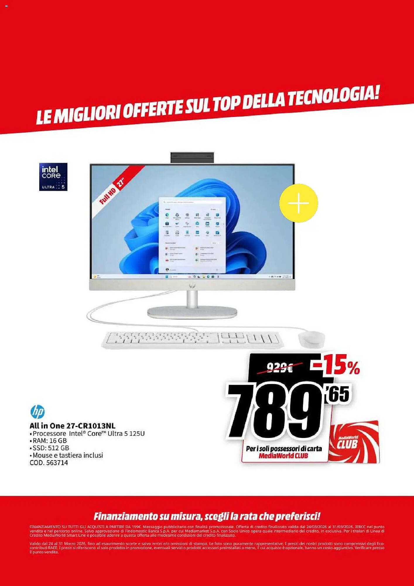Volantino MediaWorld (2026-03-24 - 2026-03-31)