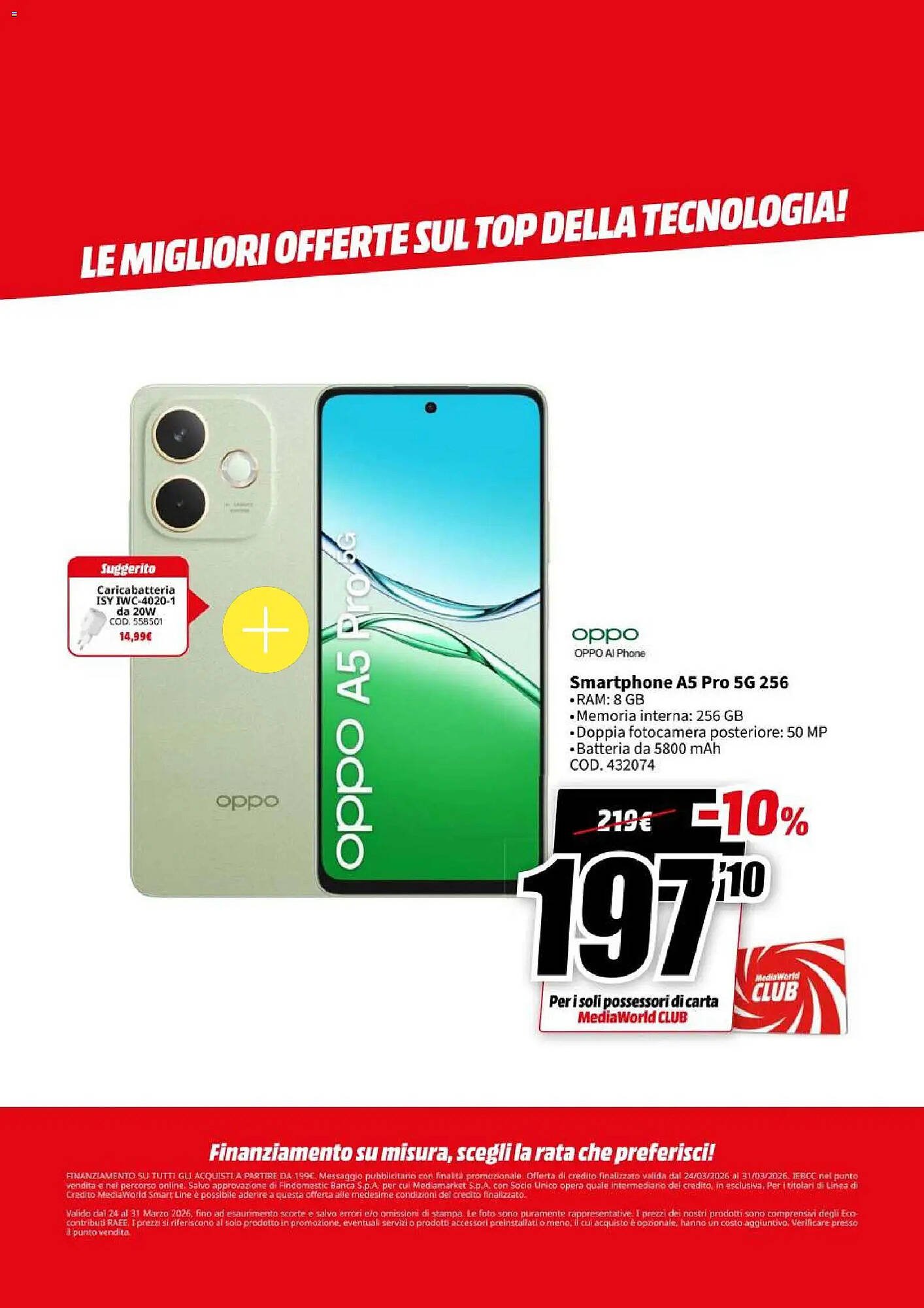 Volantino MediaWorld (2026-03-24 - 2026-03-31)