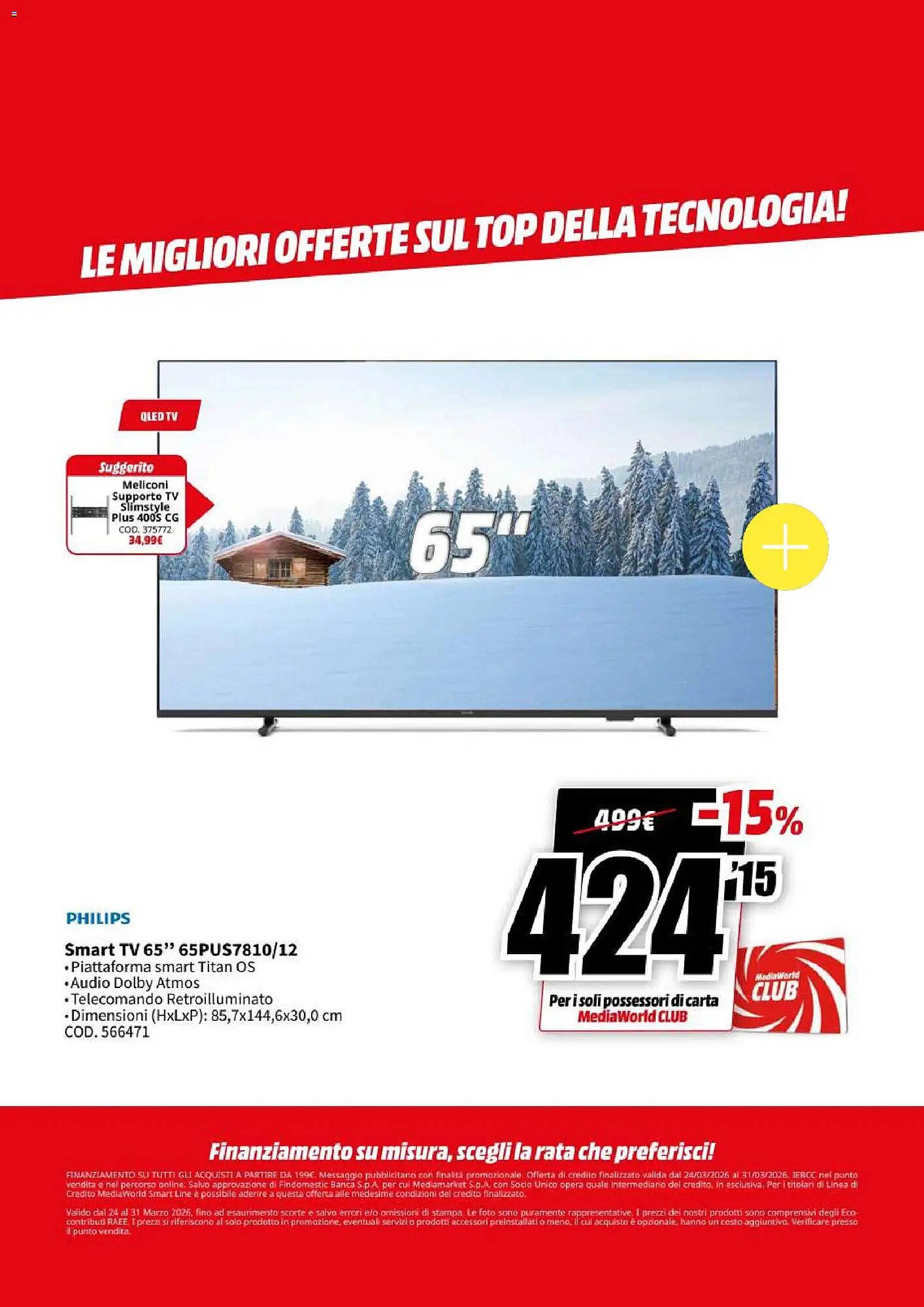 Volantino MediaWorld (2026-03-24 - 2026-03-31)