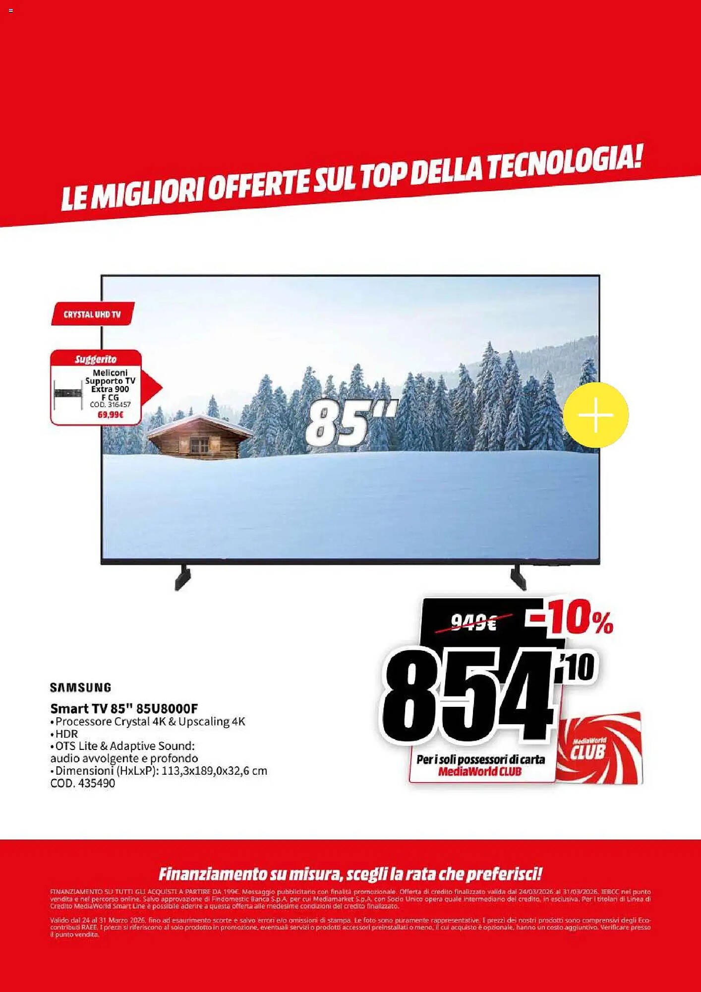 Volantino MediaWorld (2026-03-24 - 2026-03-31)