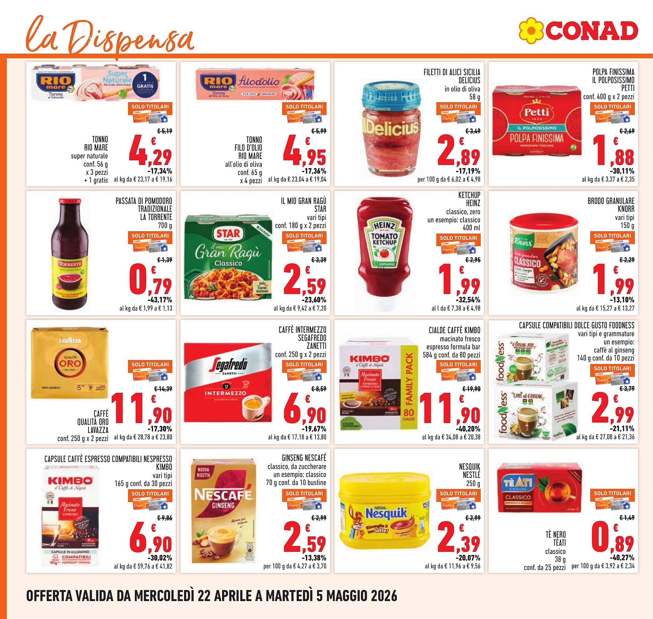Volantino Conad (2026-04-22 - 2026-05-05)