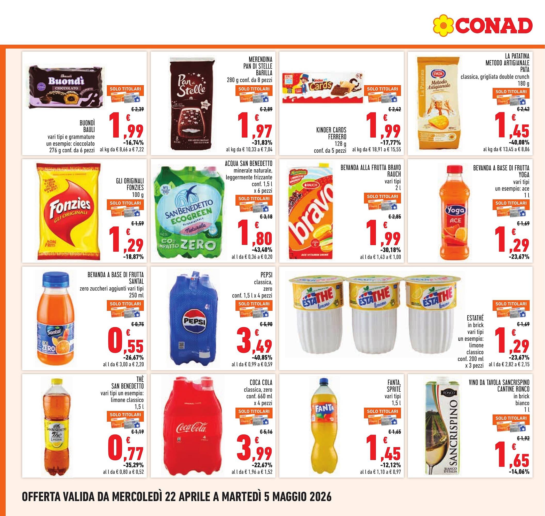 Volantino Conad (2026-04-22 - 2026-05-05)
