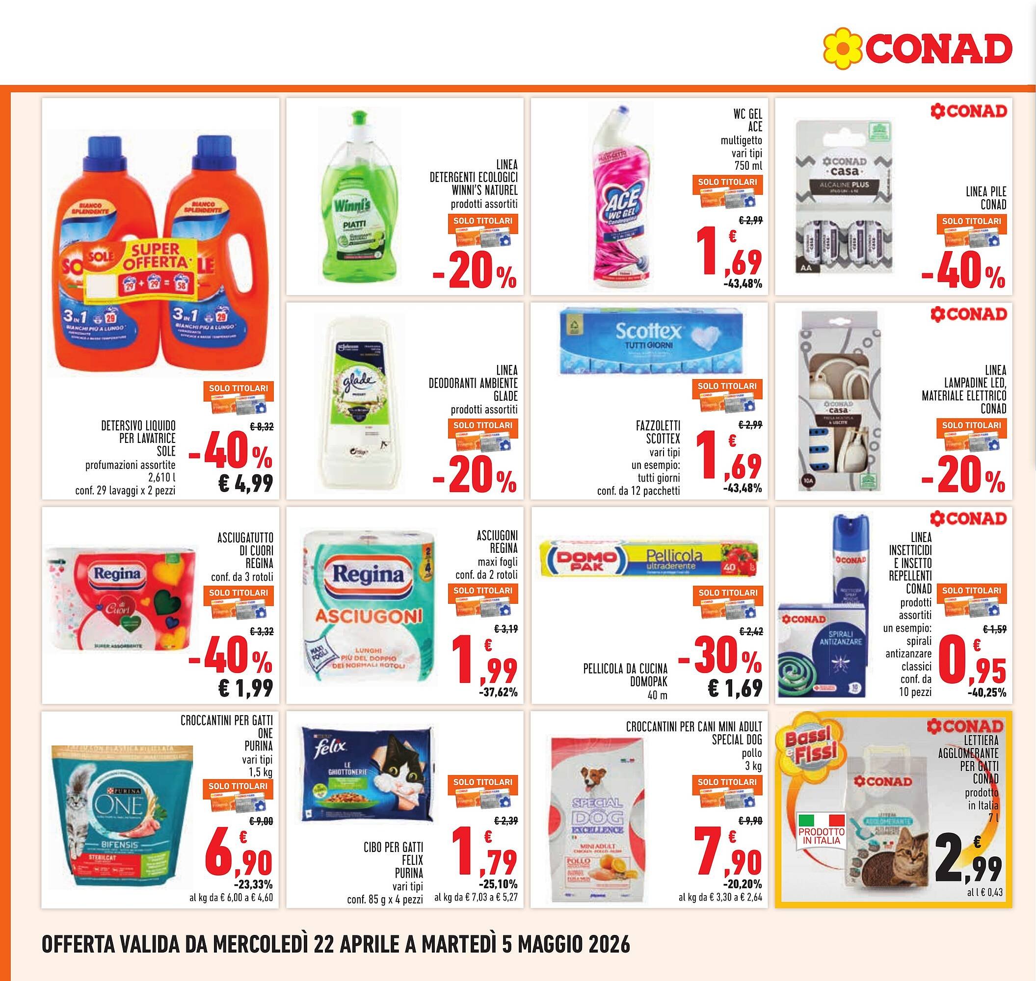 Volantino Conad (2026-04-22 - 2026-05-05)