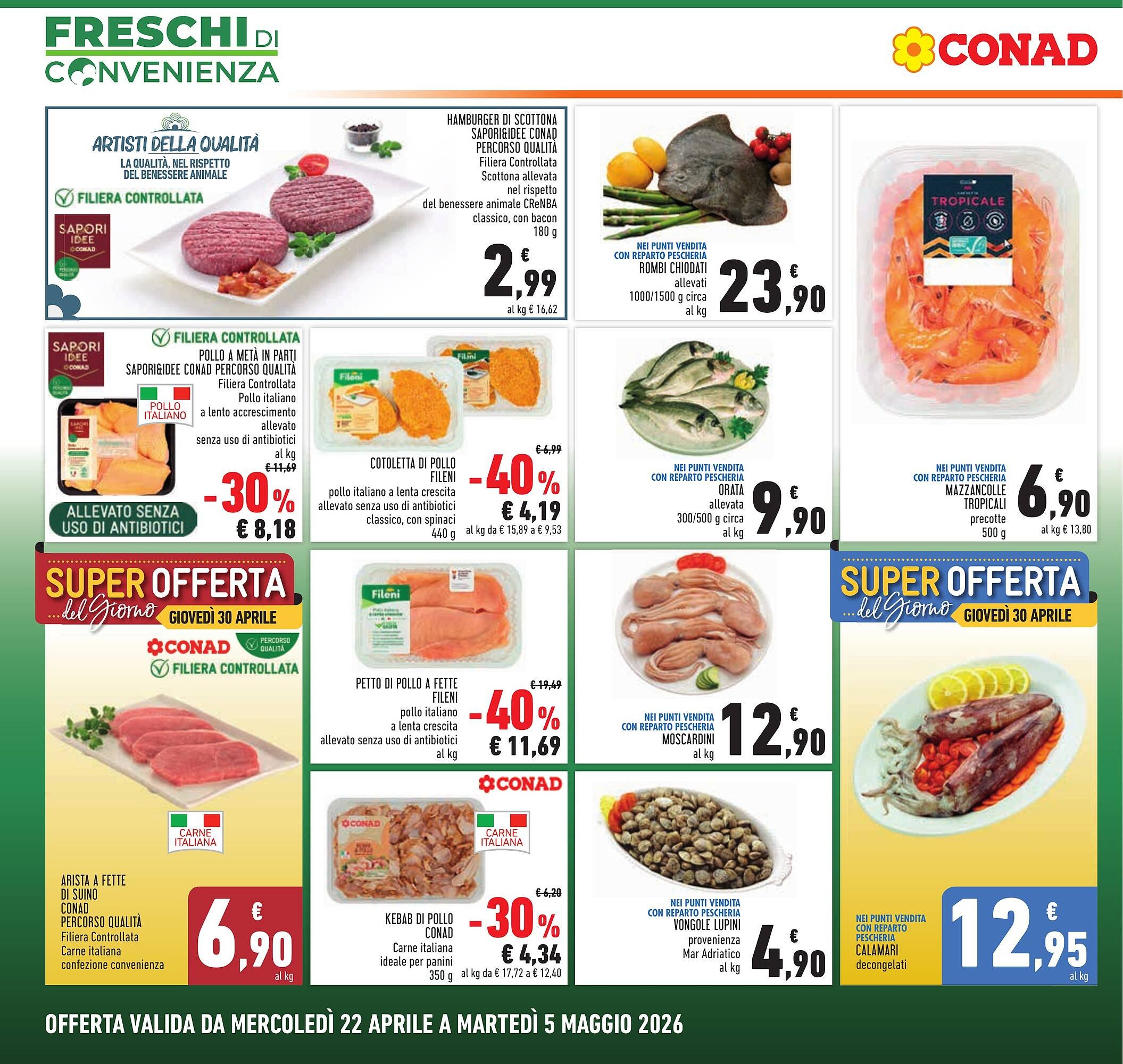 Volantino Conad (2026-04-22 - 2026-05-05)
