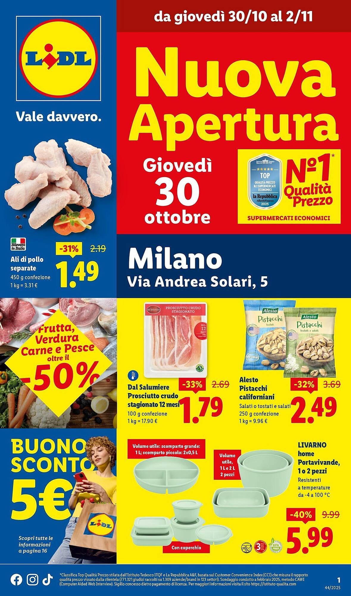 Volantino Lidl (2025-10-30 - 2025-11-02)
