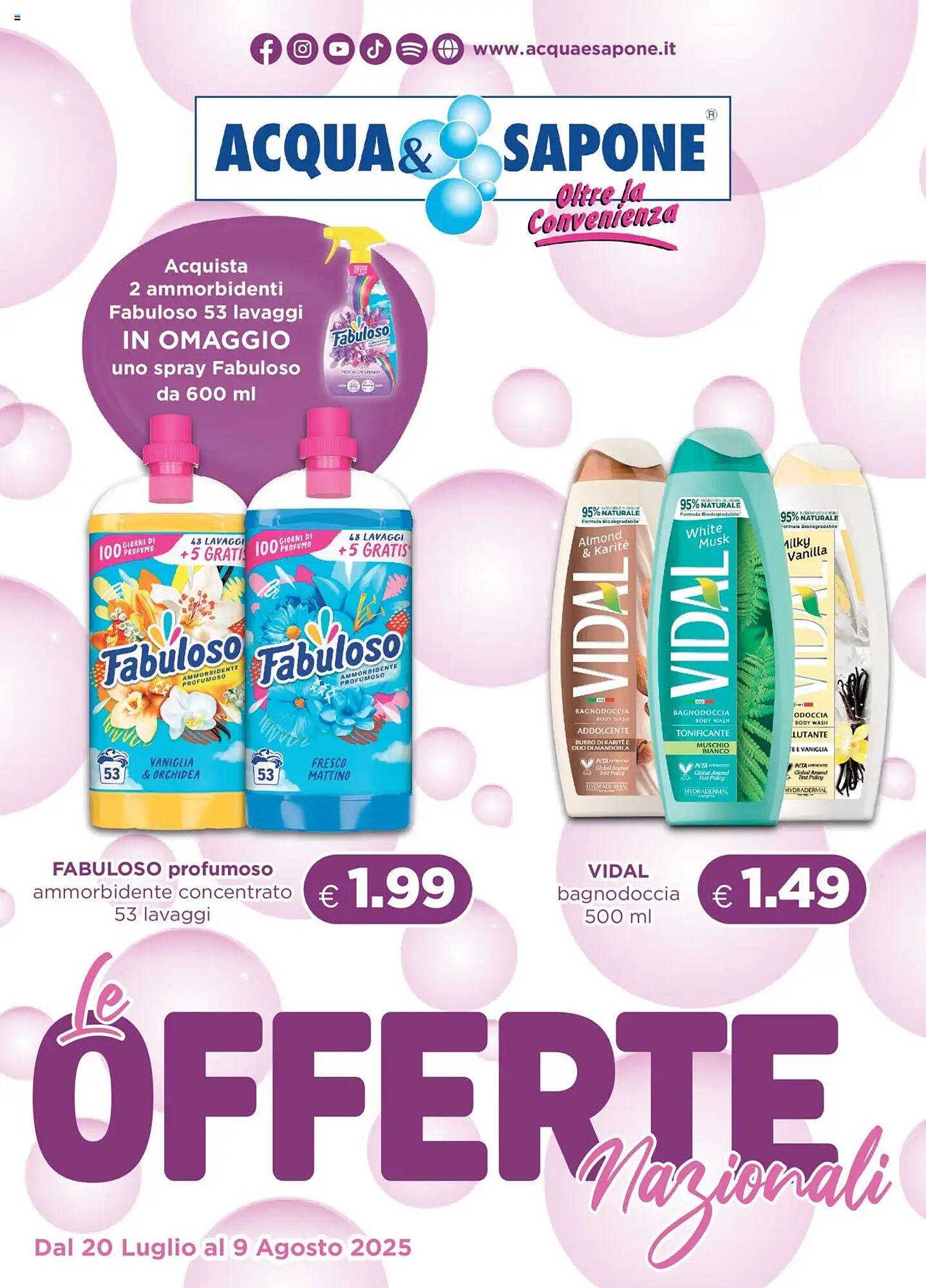 Volantino Acqua & Sapone (2025-07-20 - 2025-08-09)