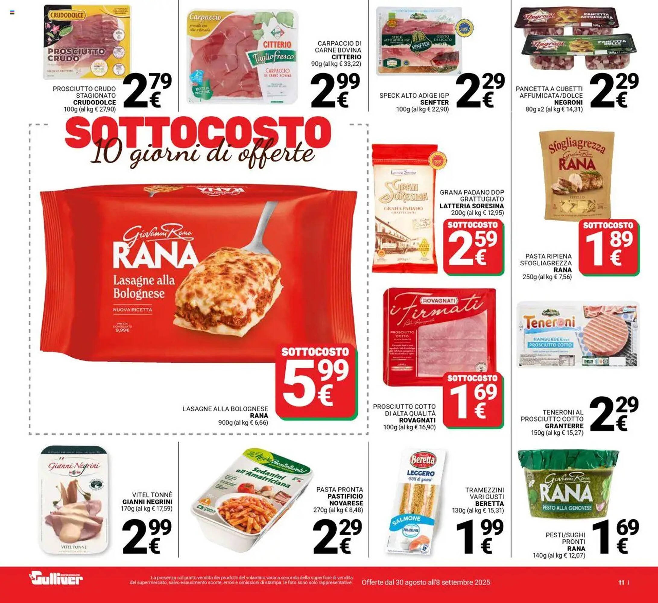 Volantino Supermercati Gulliver (2025-08-30 - 2025-09-08)