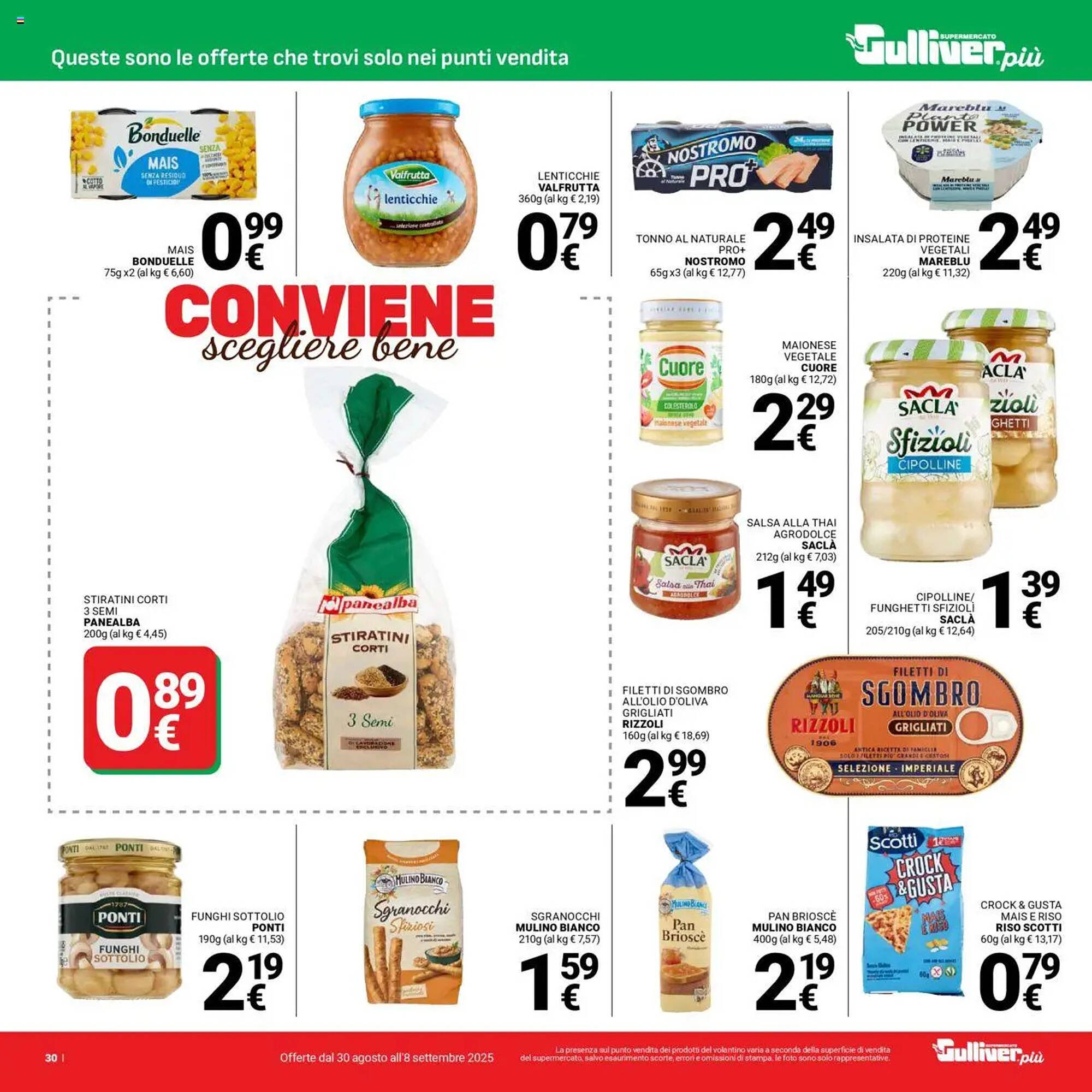 Volantino Supermercati Gulliver (2025-08-30 - 2025-09-08)