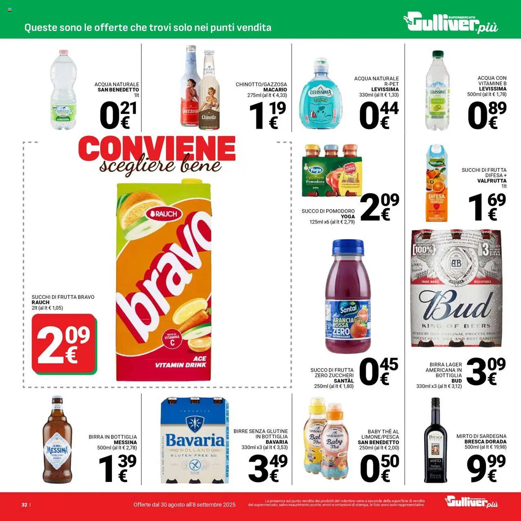 Volantino Supermercati Gulliver (2025-08-30 - 2025-09-08)