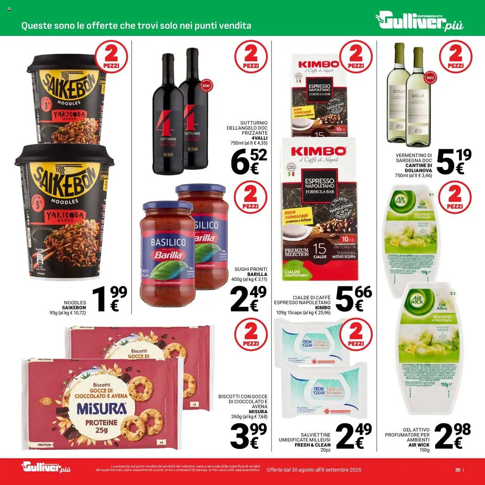 Volantino Supermercati Gulliver (2025-08-30 - 2025-09-08)