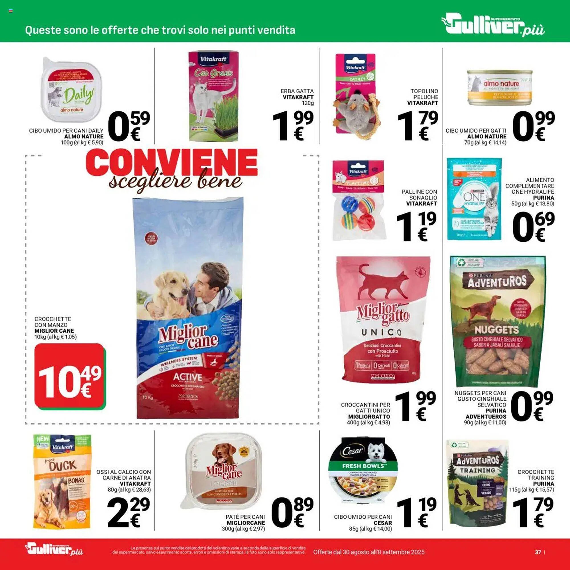 Volantino Supermercati Gulliver (2025-08-30 - 2025-09-08)