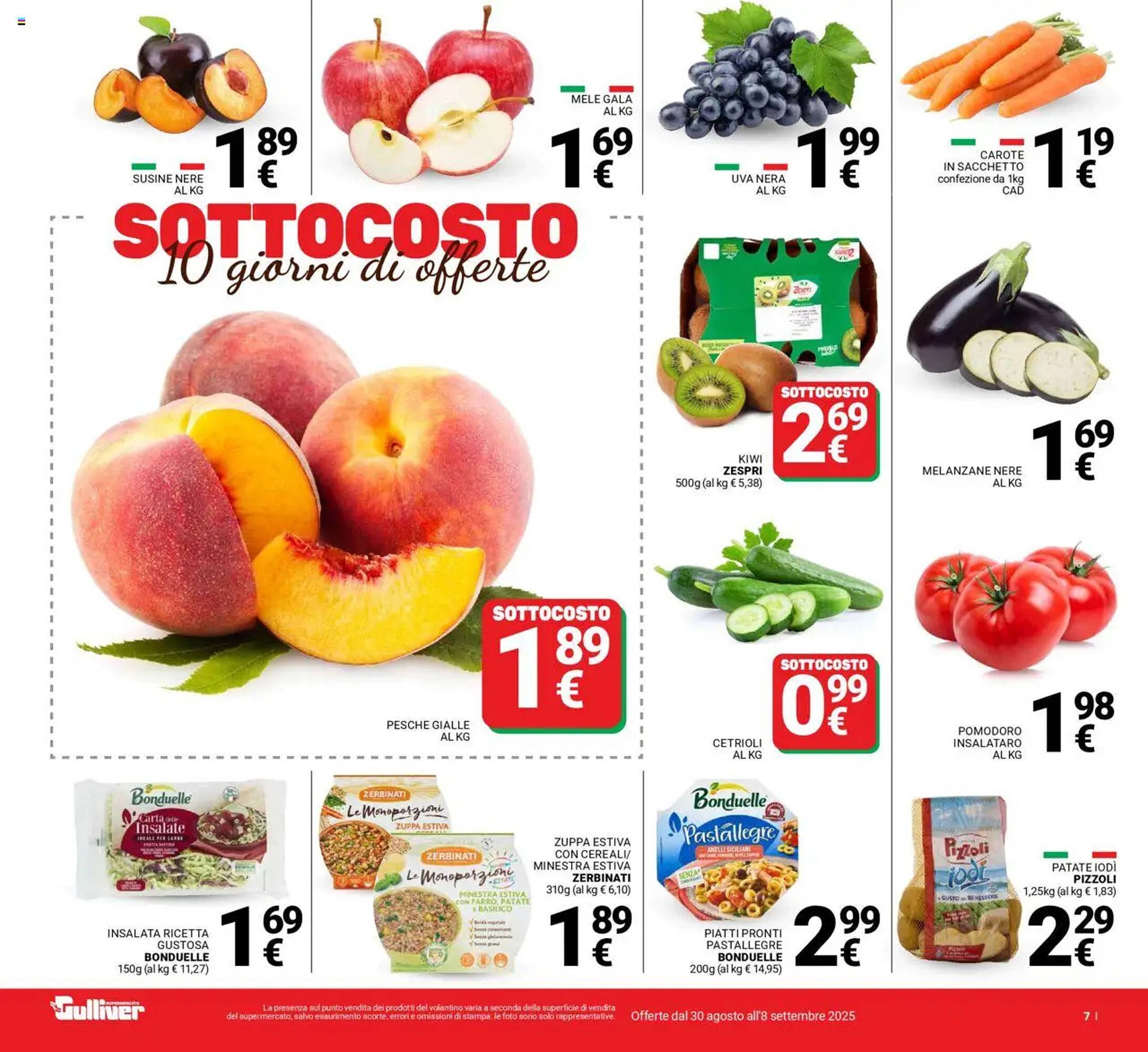 Volantino Supermercati Gulliver (2025-08-30 - 2025-09-08)