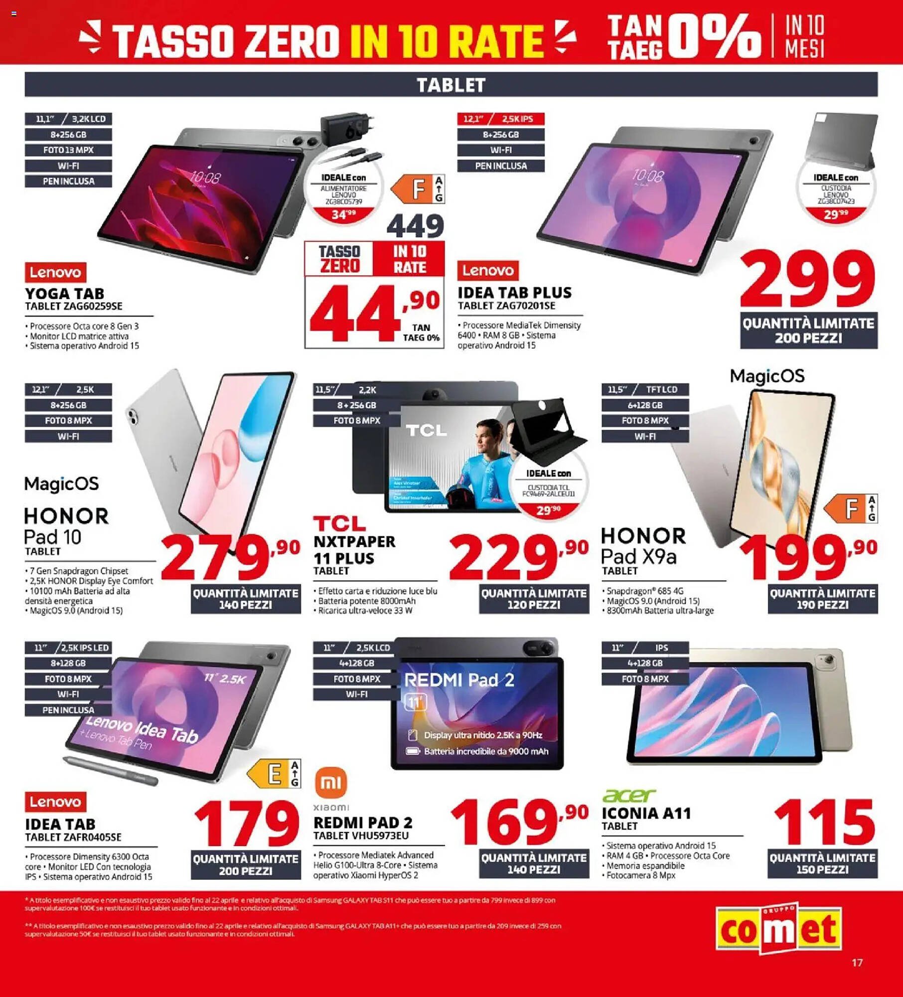 Volantino Comet (2026-04-09 - 2026-04-22)