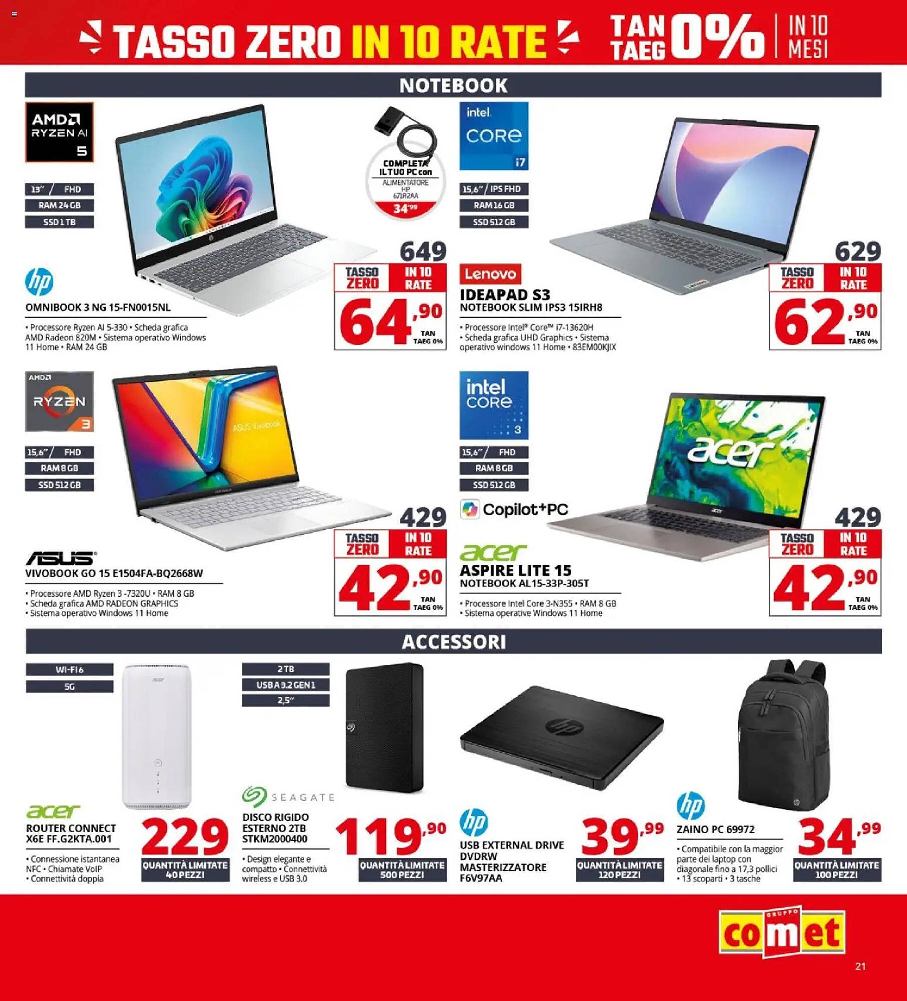 Volantino Comet (2026-04-09 - 2026-04-22)