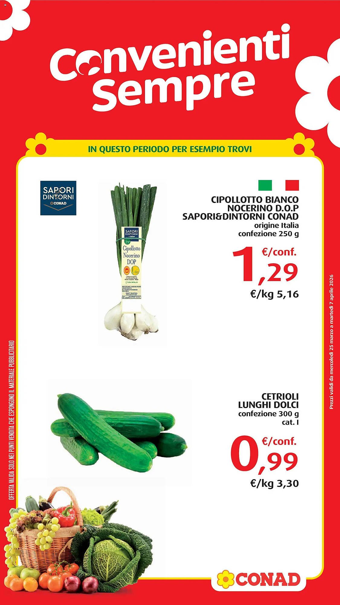 Volantino Conad (2026-03-25 - 2026-04-07)